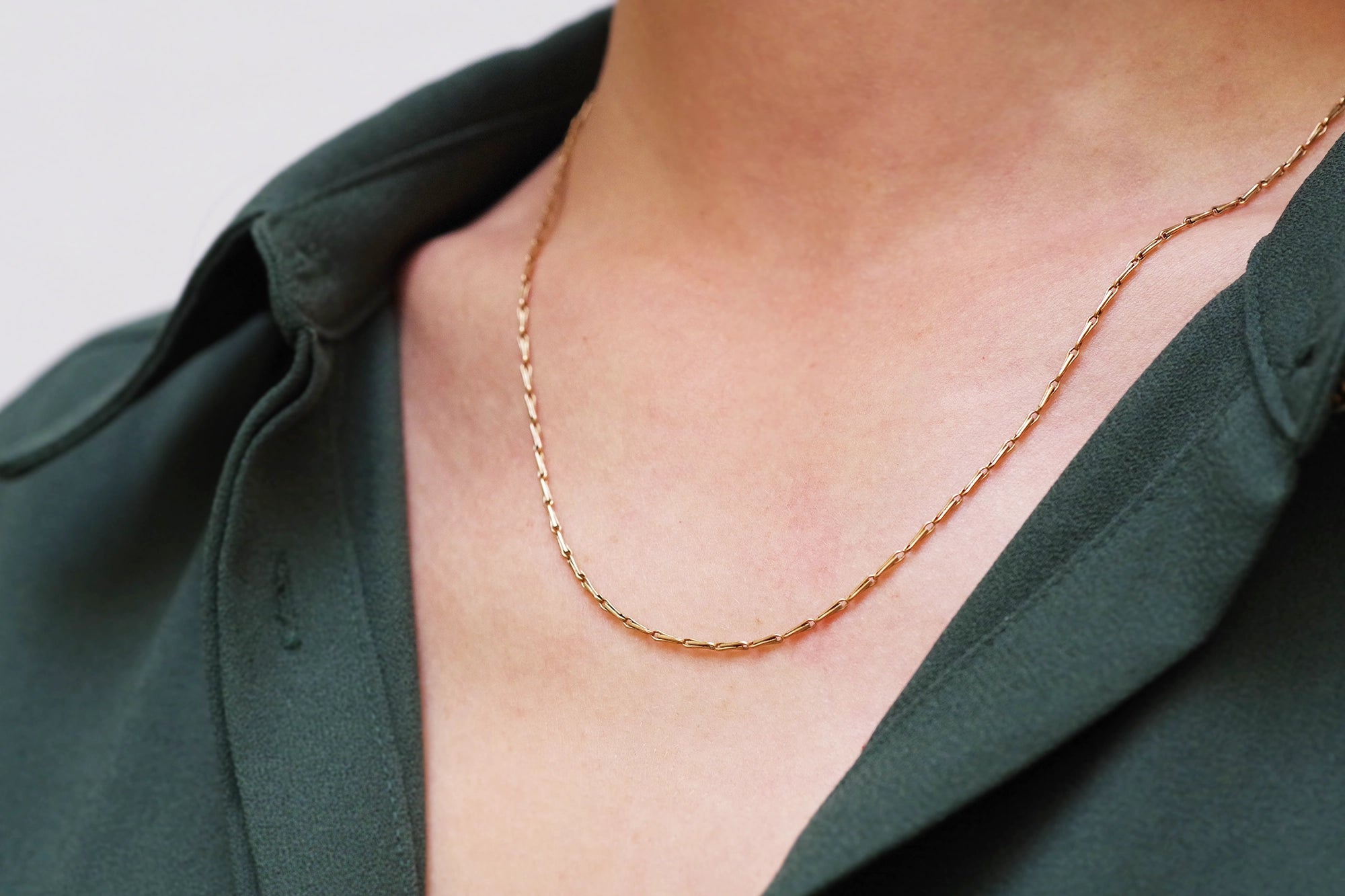 Antique gold chain