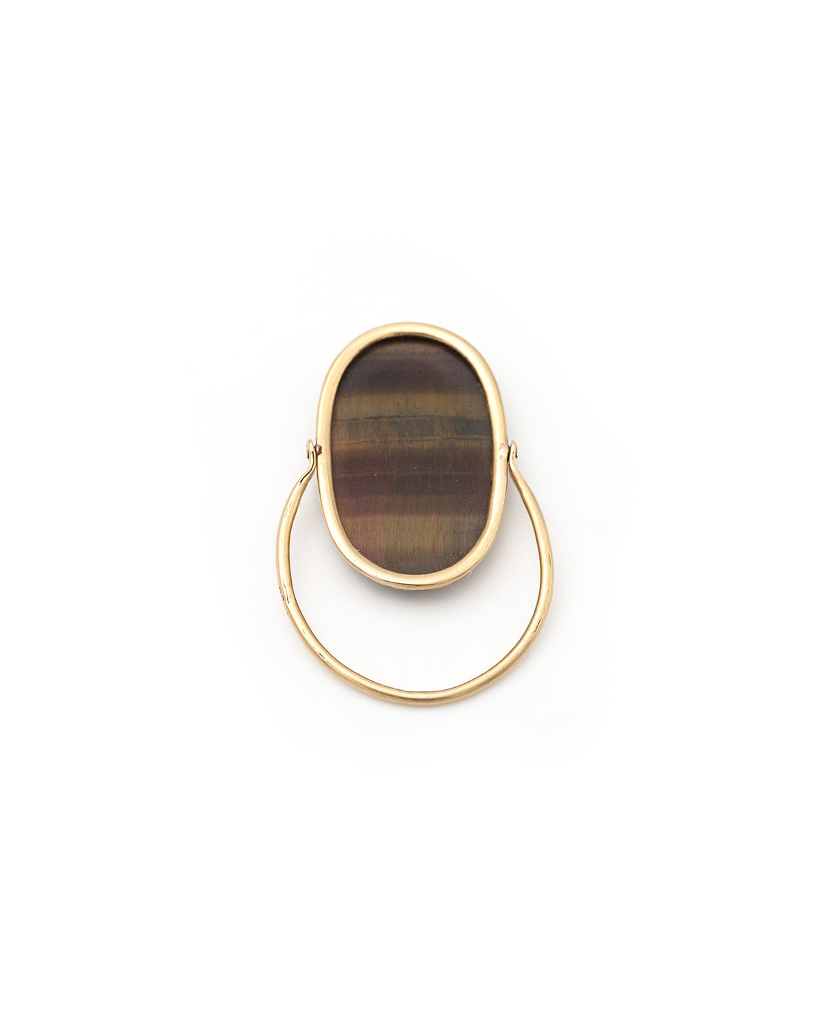 Victorian swivel ring in gold