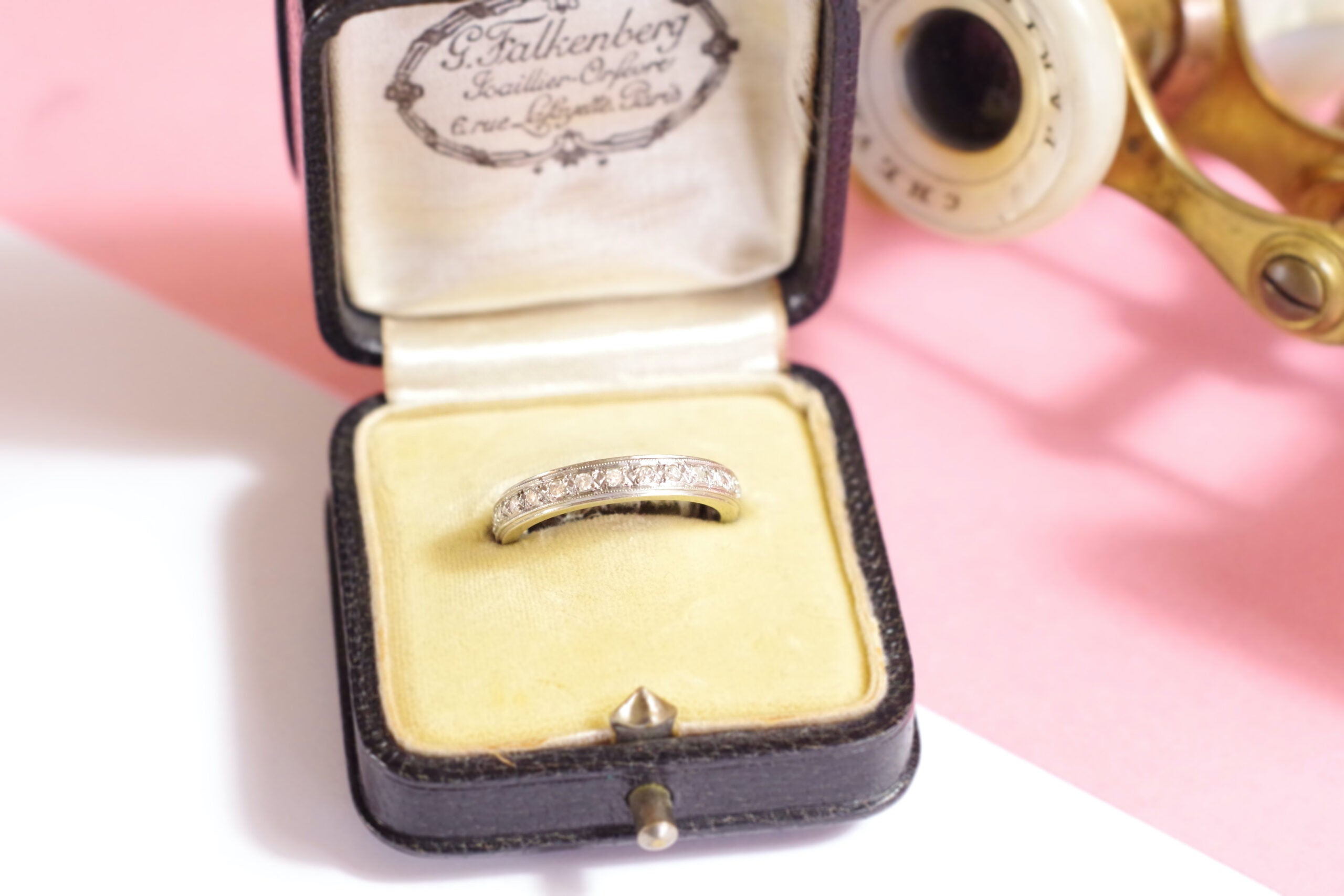 Art Deco eternity ring Edwardian jewellery