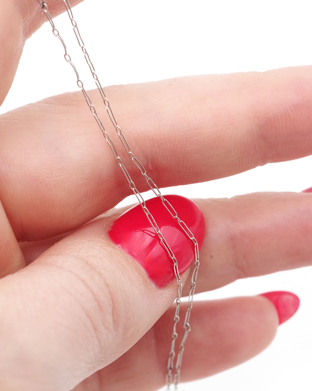 chaine en platine art deco