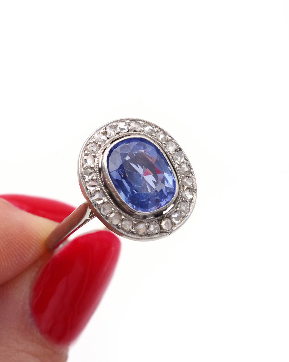 Art deco platinum ring