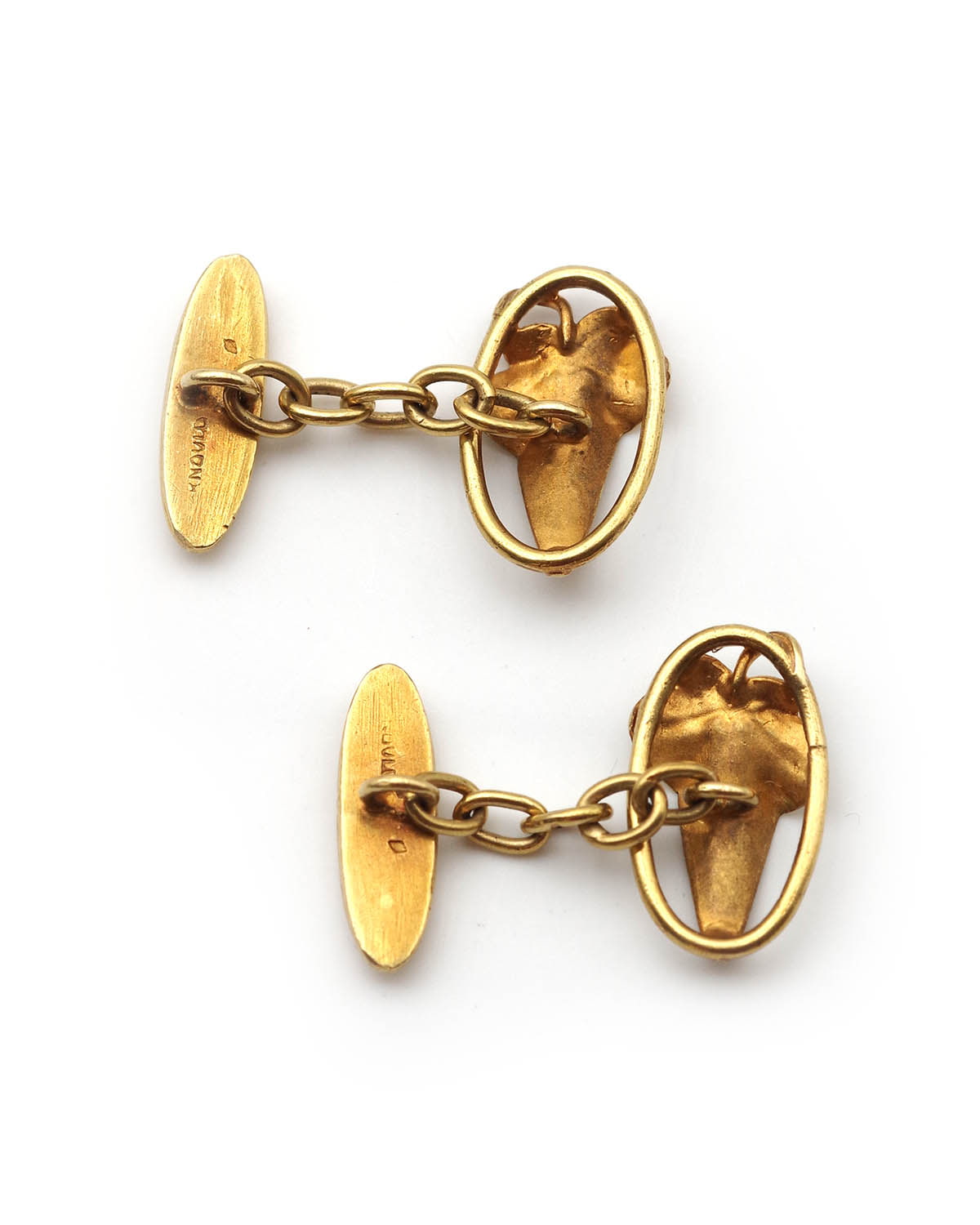 Bouton de manchette Art Nouveau 