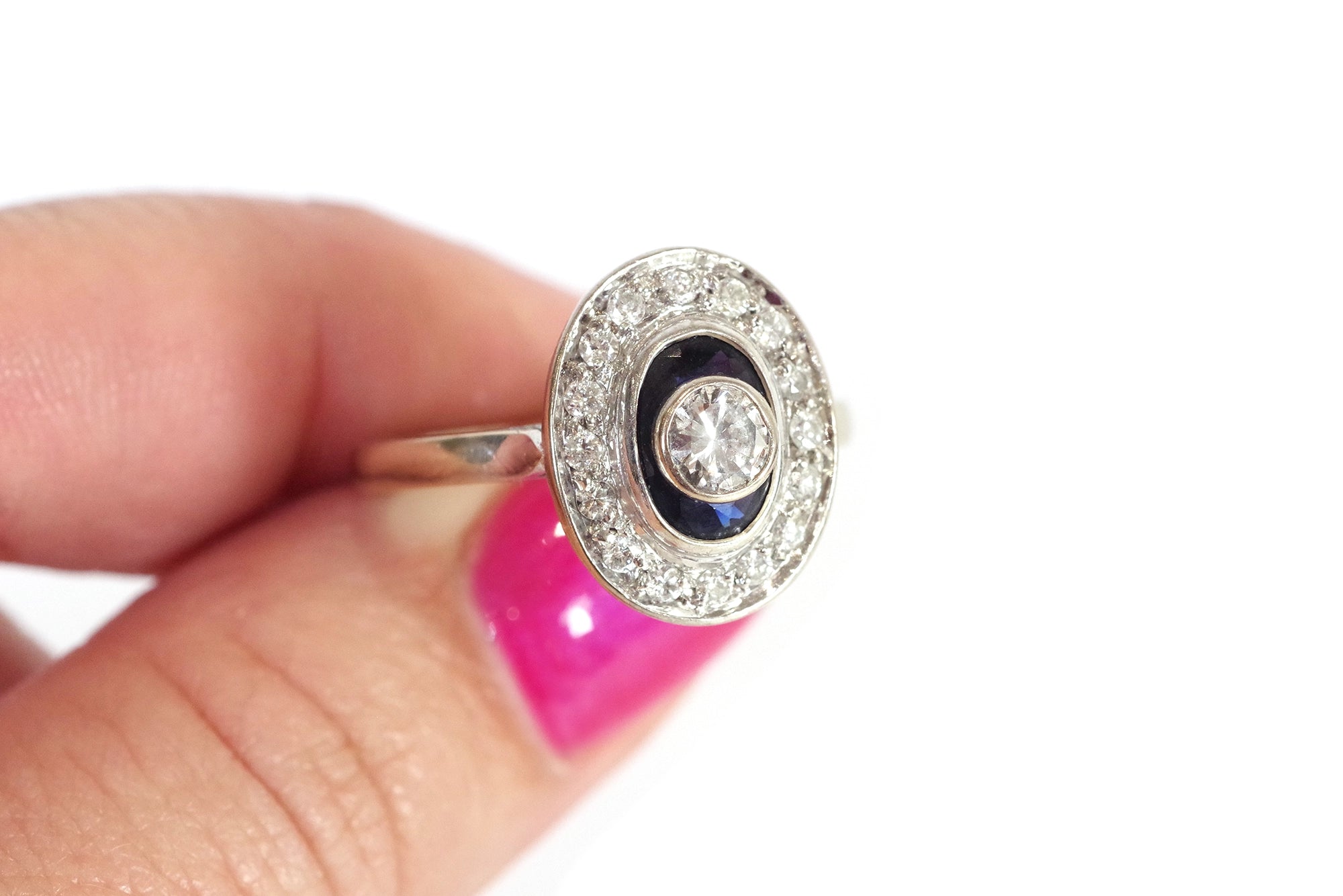 Art Deco style 0.30ct diamond ring