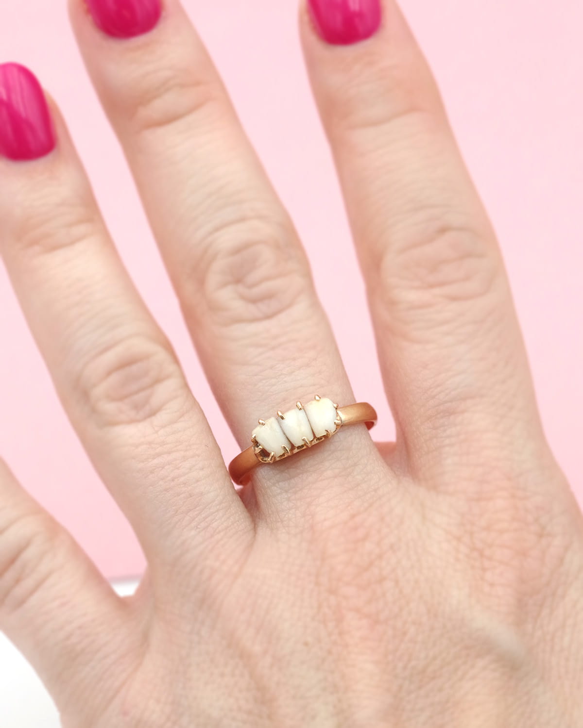 Edwardian tooth ring