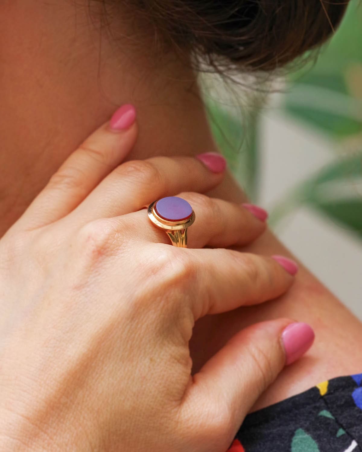Bague chevalière en or
