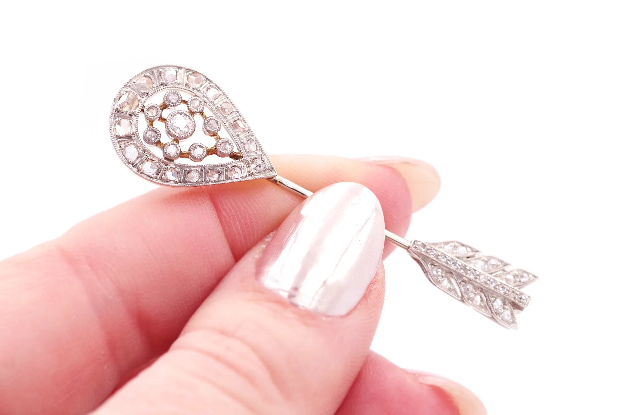 Belle Epoque diamond pin brooch