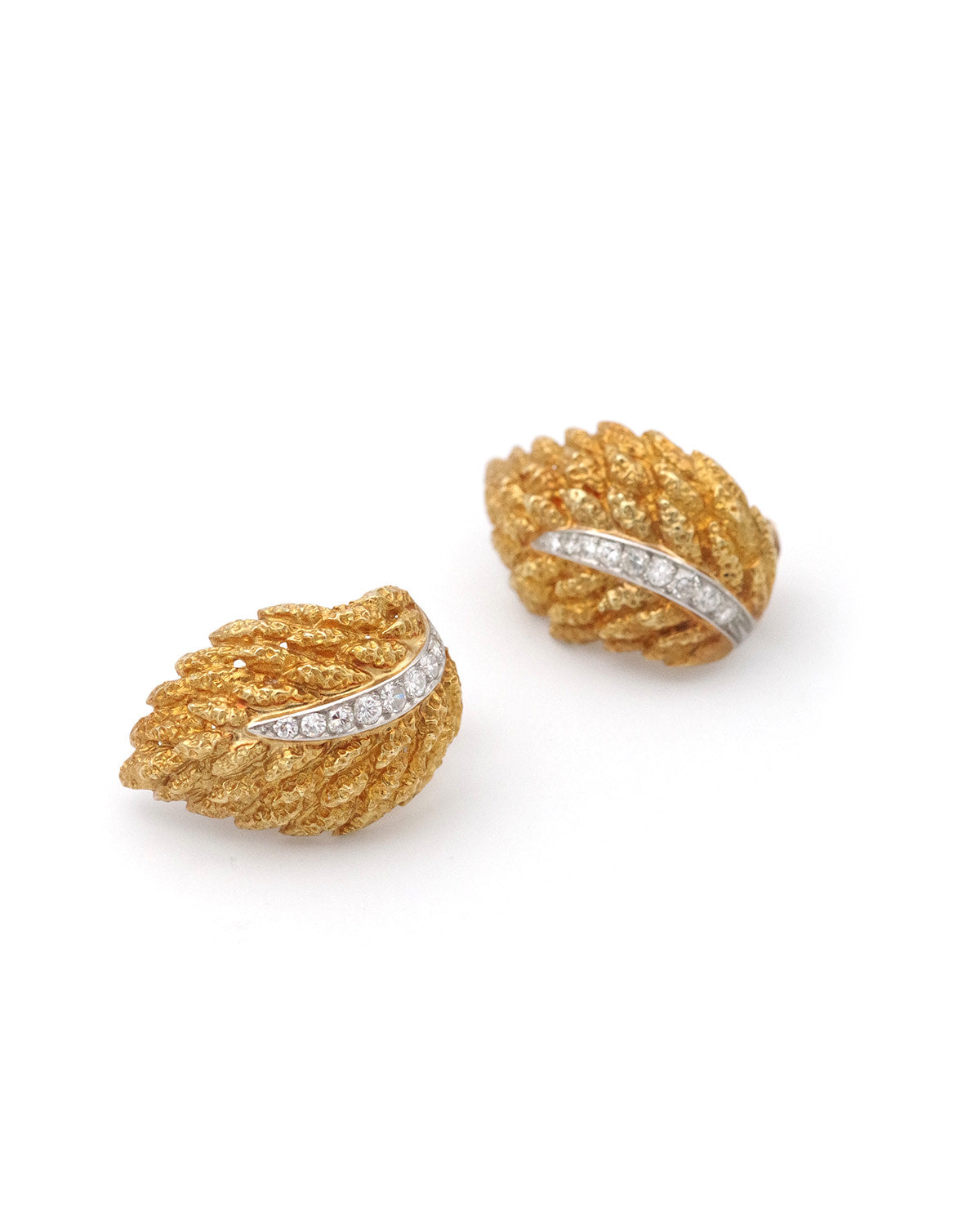Boucheron Paris feather ear clips