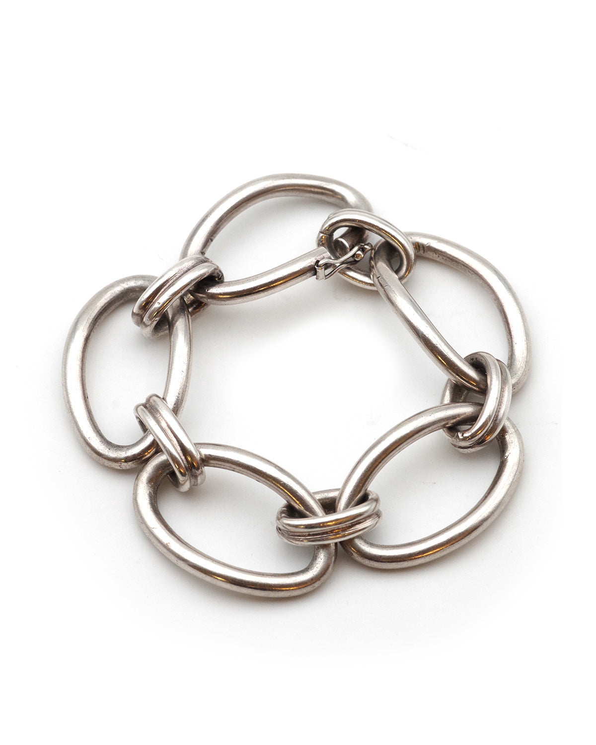 modernist silver bracelet 