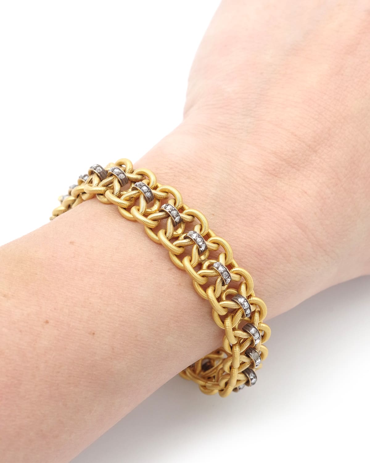Victorian diamond bracelet in gold