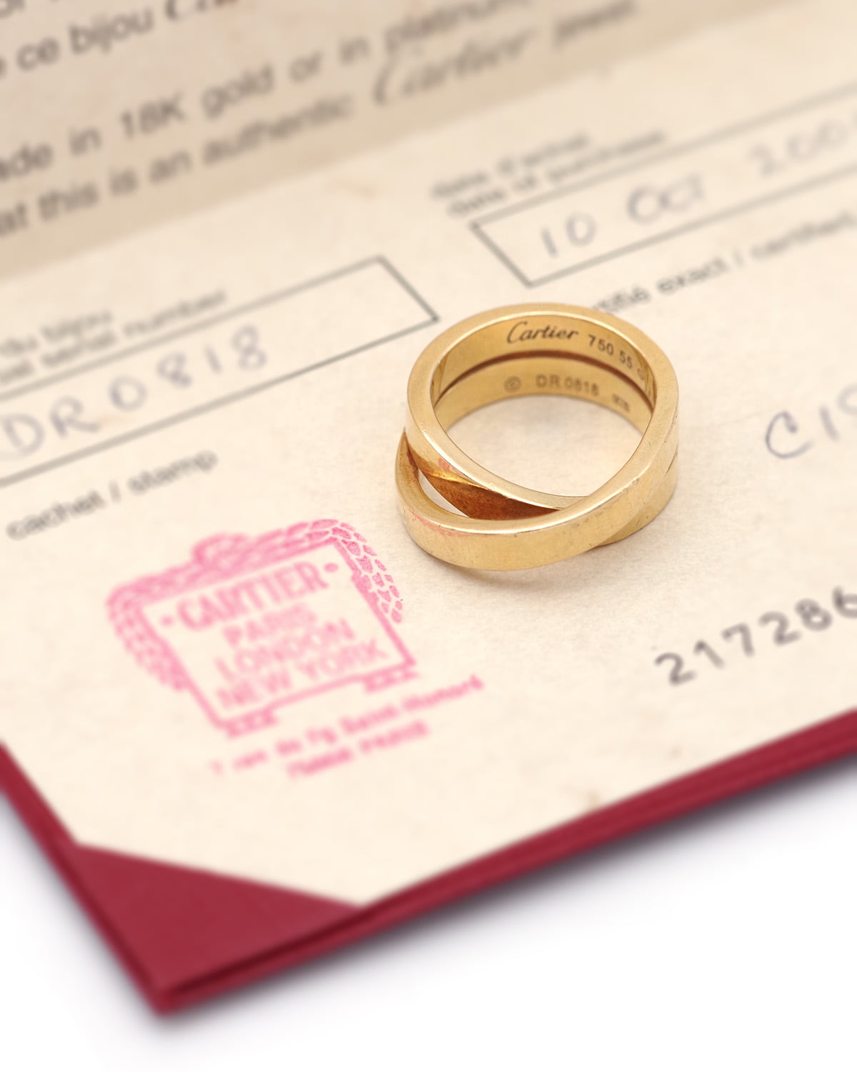 New wave ring by Cartier