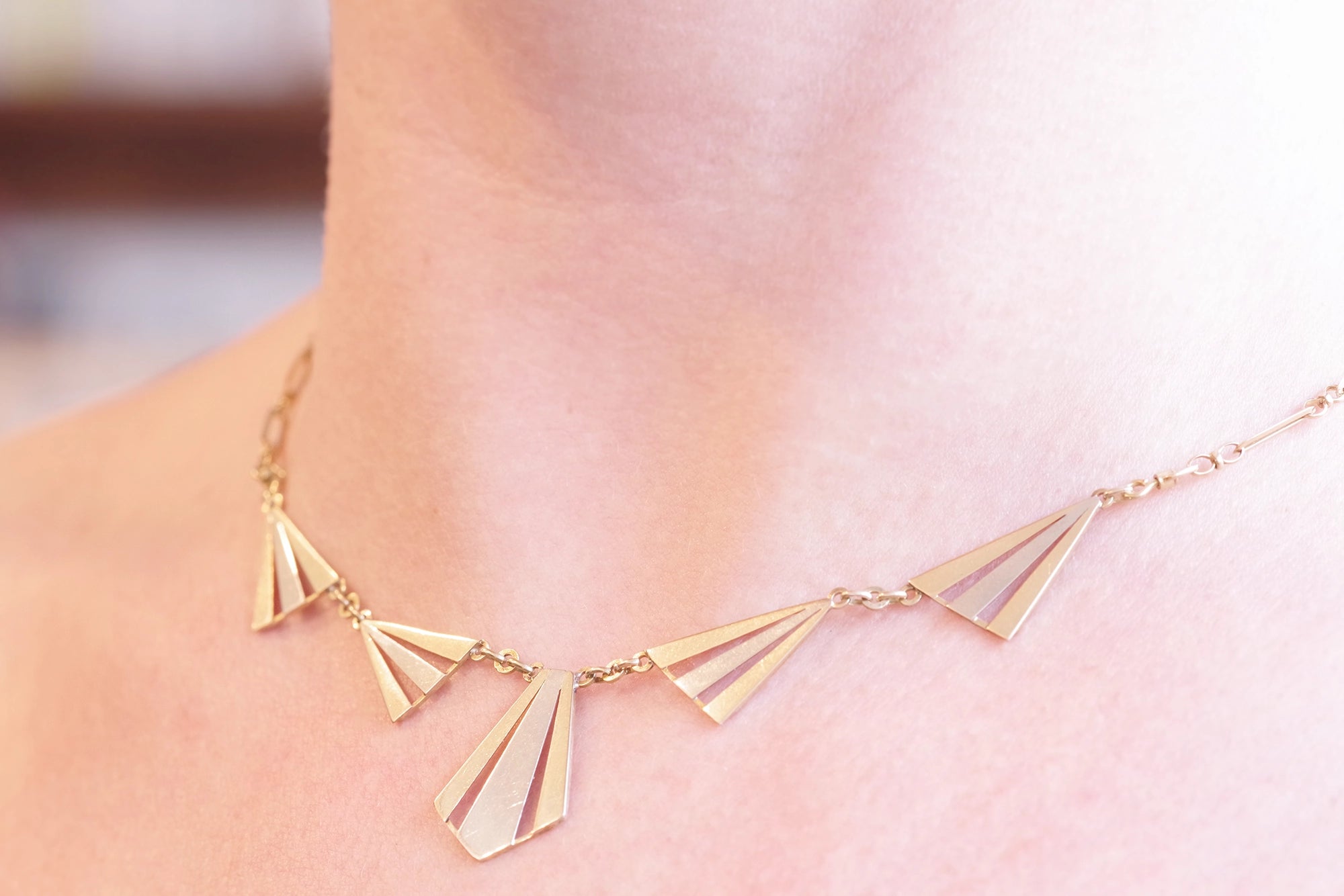 Collier Art Deco en or