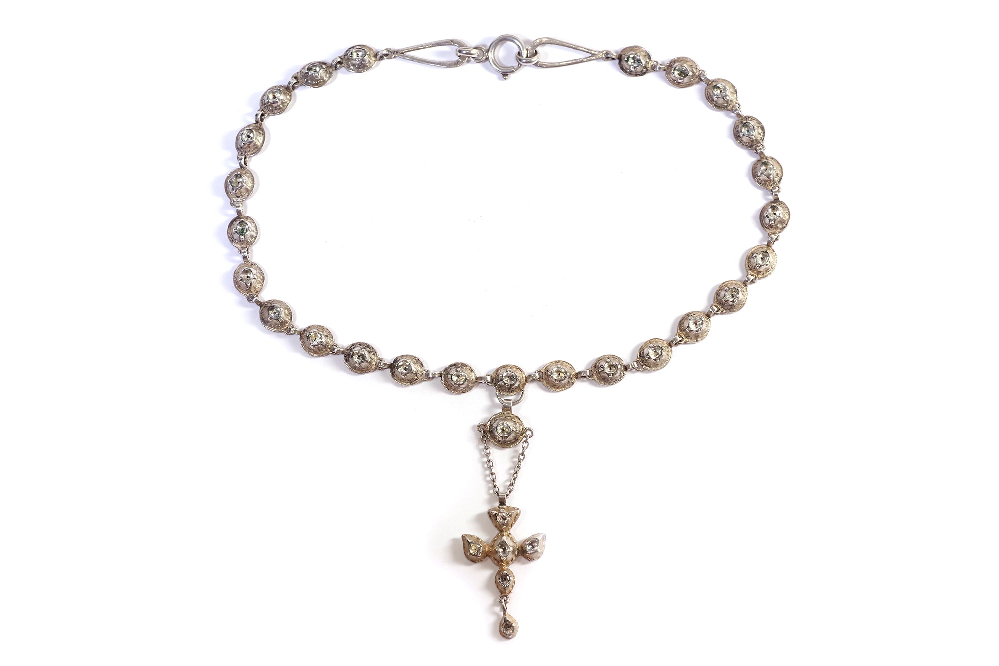 Victorian paste Holy spirit necklace