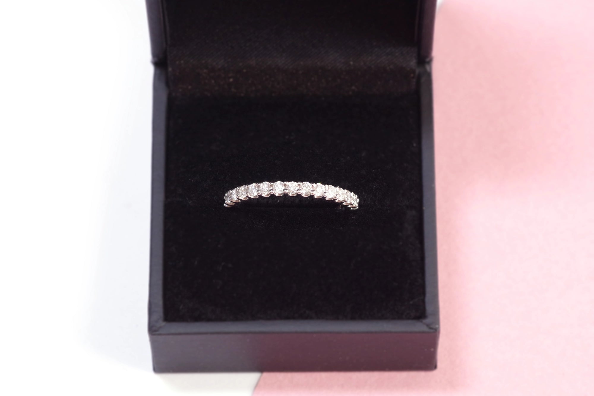 vintage half eternity ring