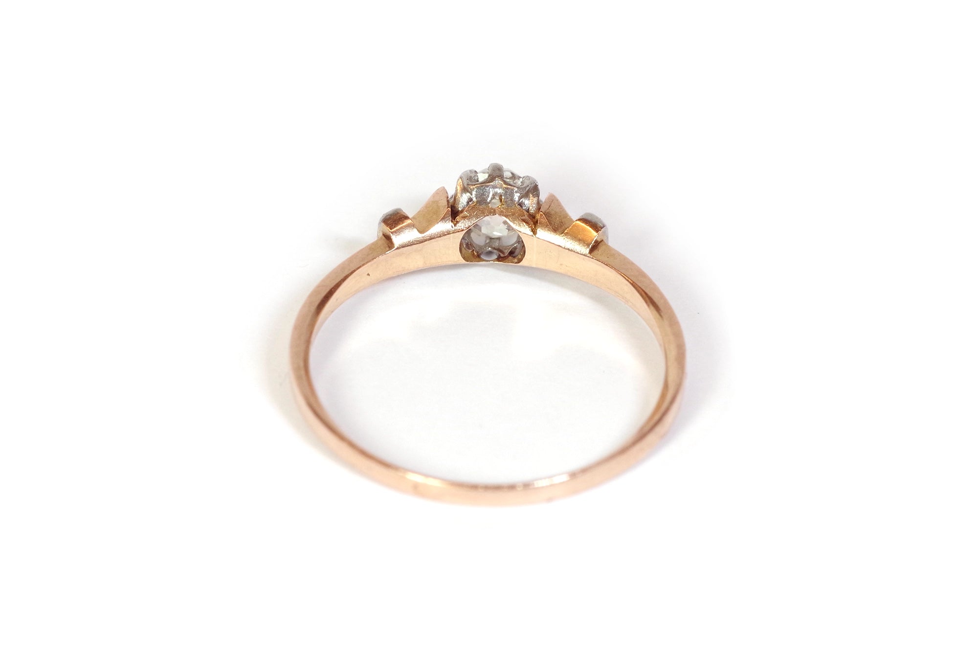 solitaire ring with a diamond 0.25ct