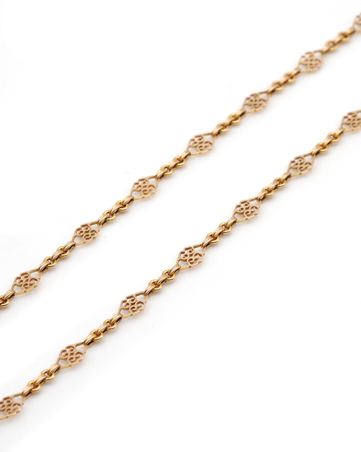 Victorian gold necklace chain