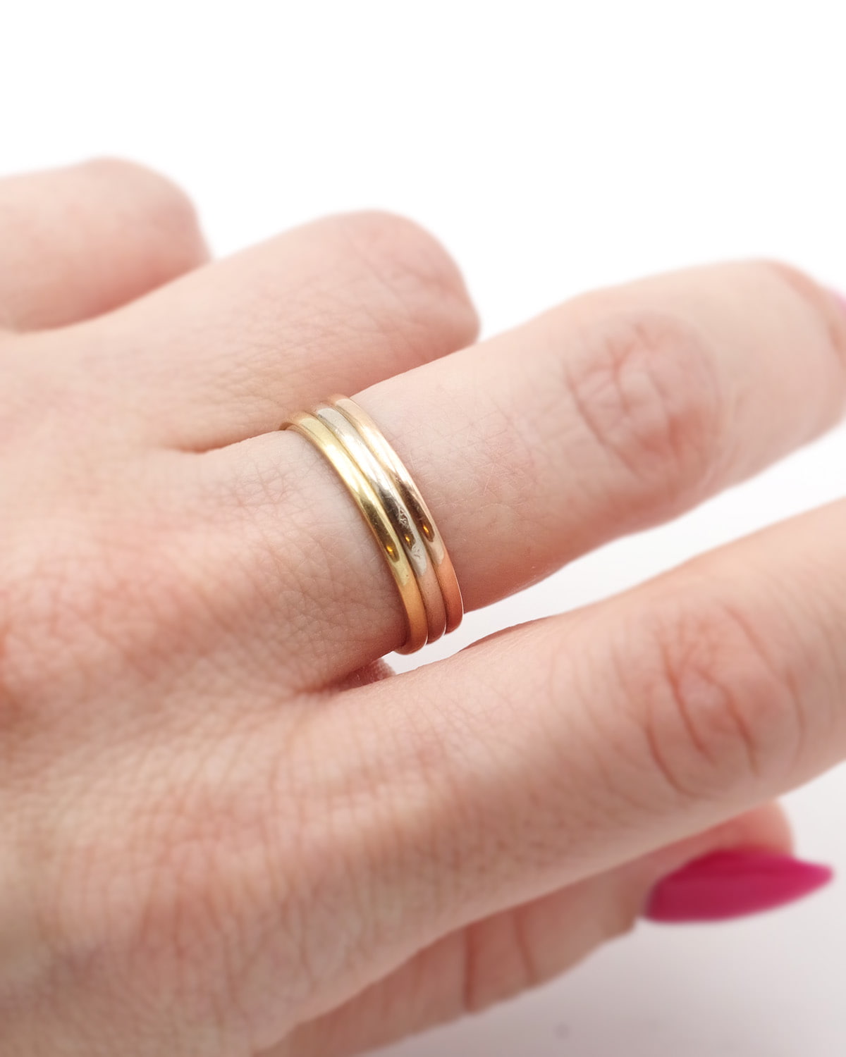 Trinity gold ring