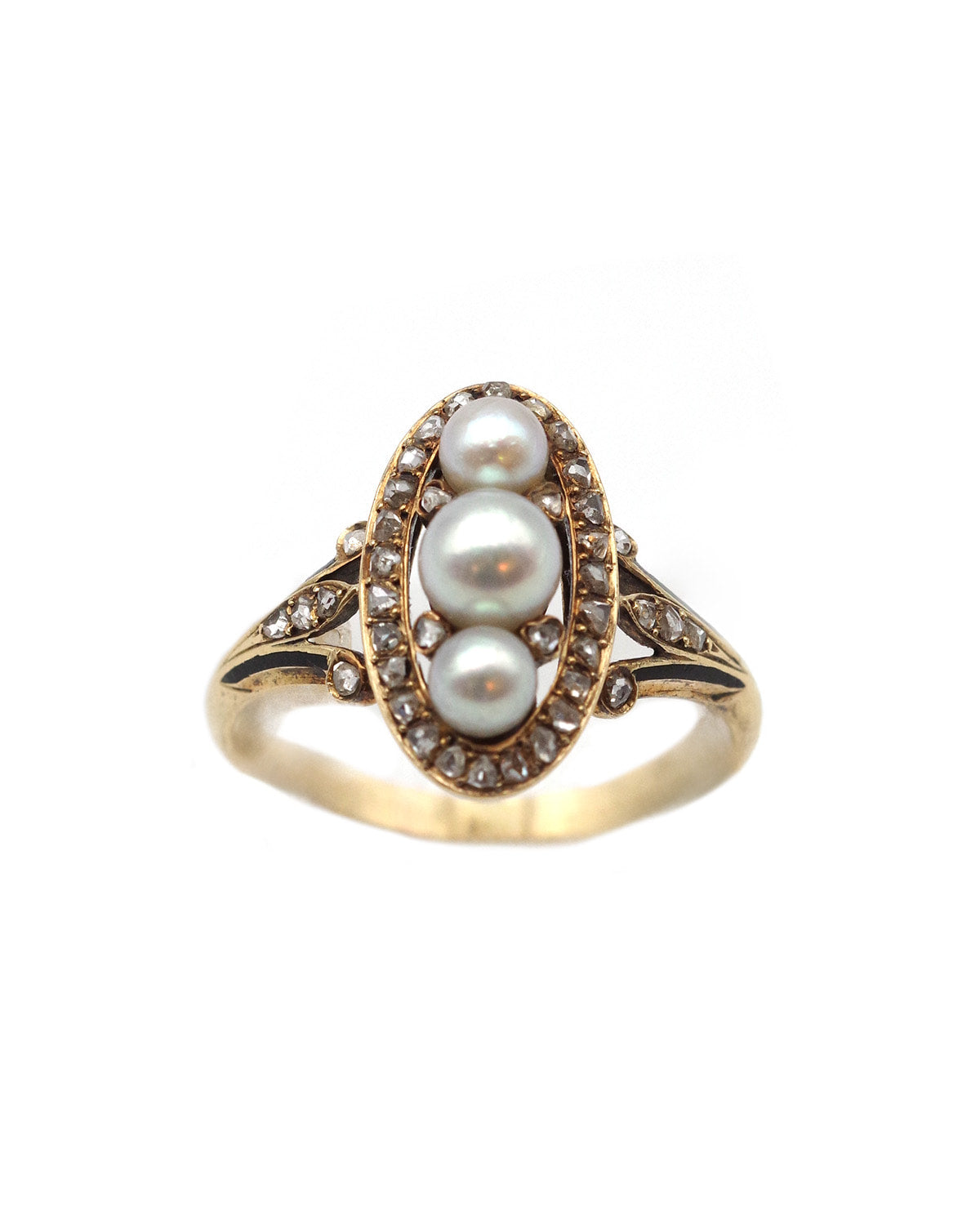 Bague belle epoque en or