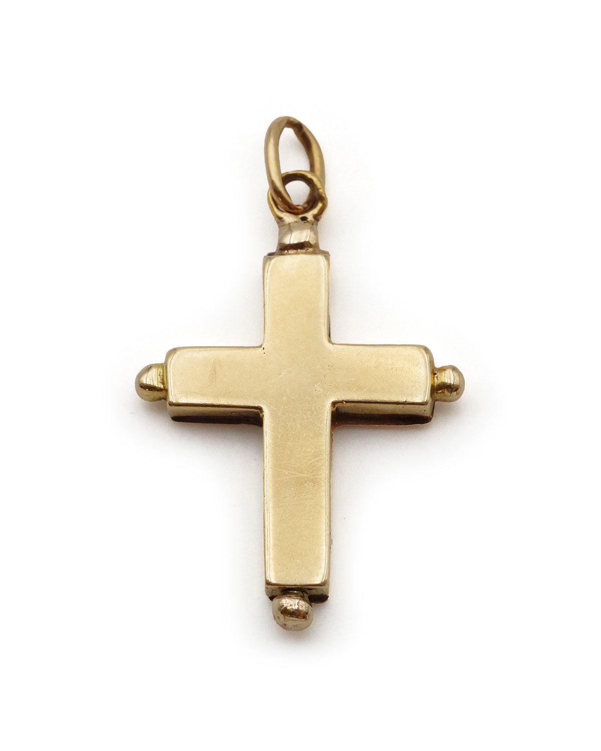 Gold cross pendant