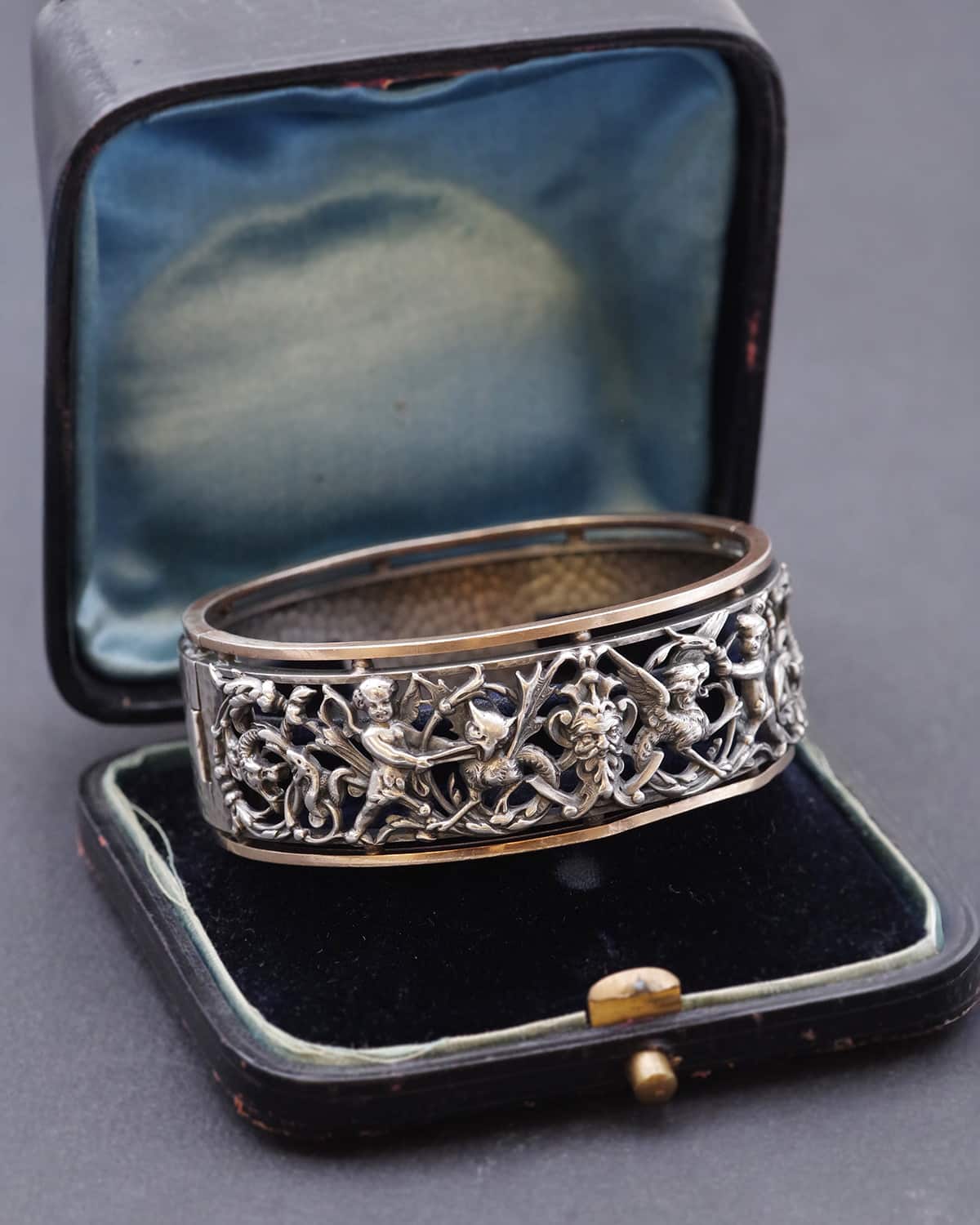 Silver angel dragon bracelet