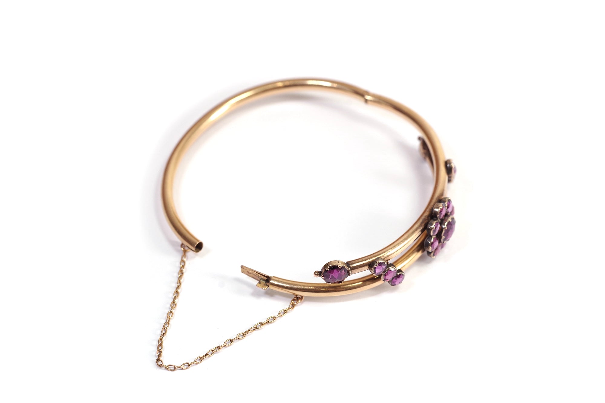 Perpignan garnets bangle bracelet