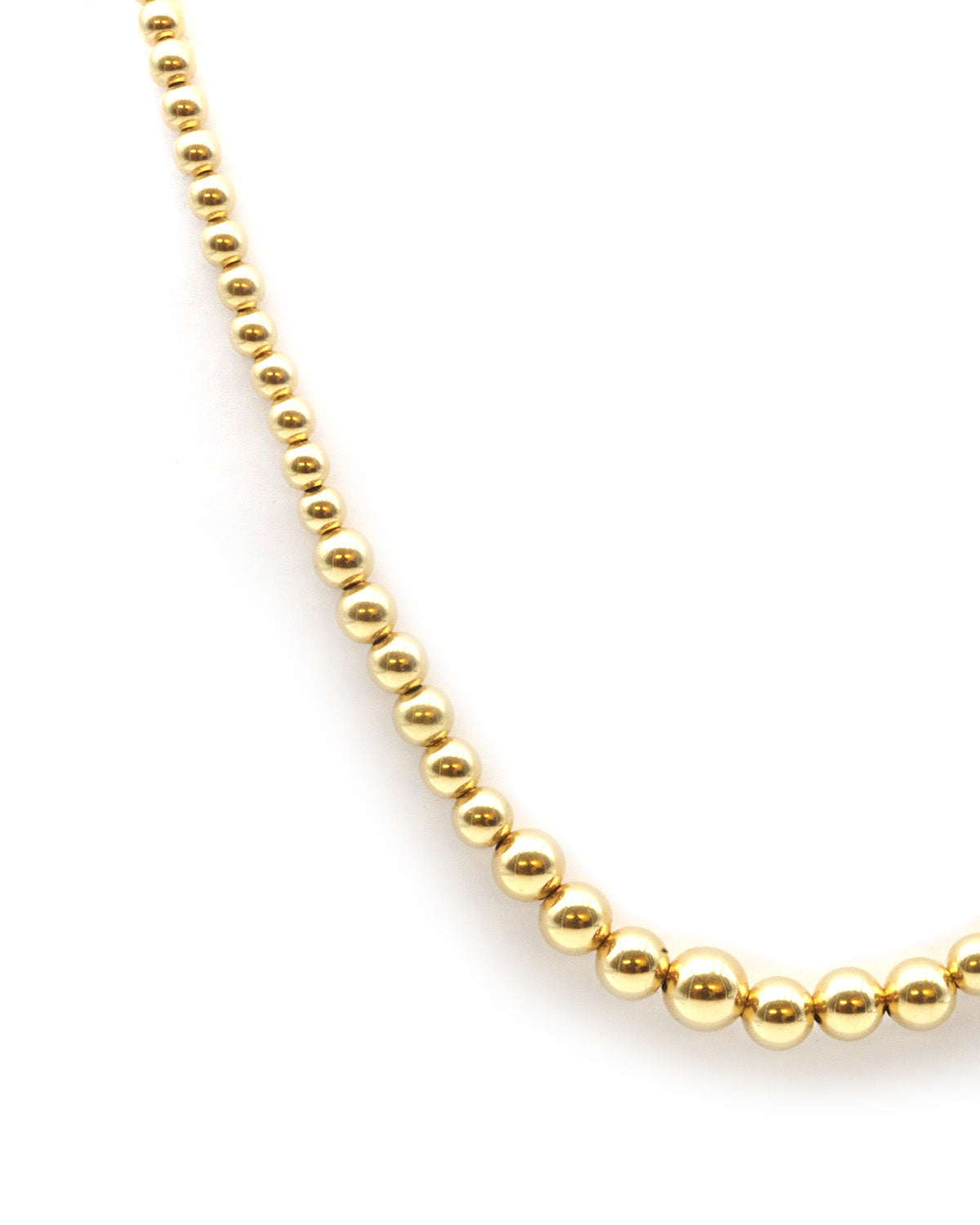 Pre owned Gold beads necklace
