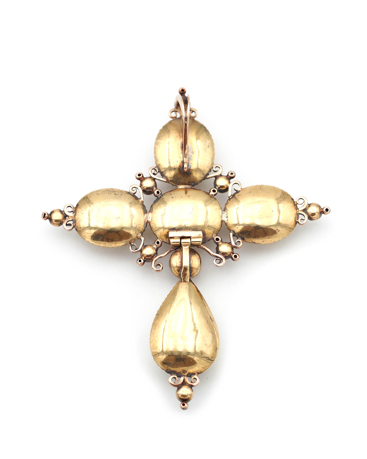 Edwardian garnet perpignan pendant