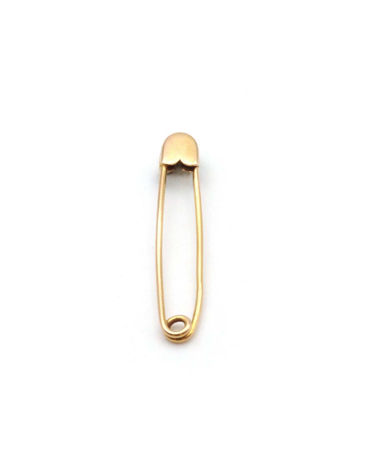 Edwardian safety gold pin