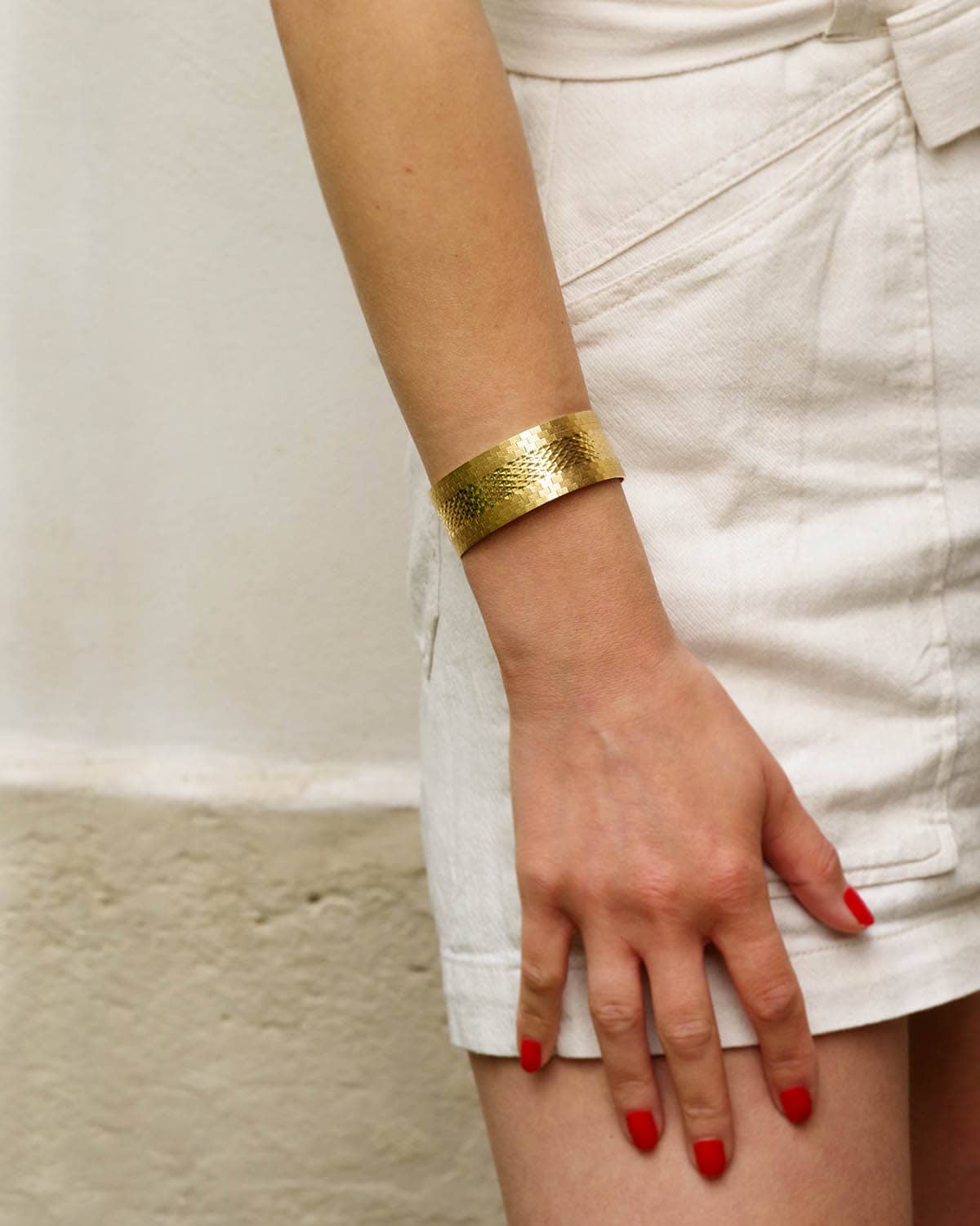 Italian mid century fancy llink bracelet