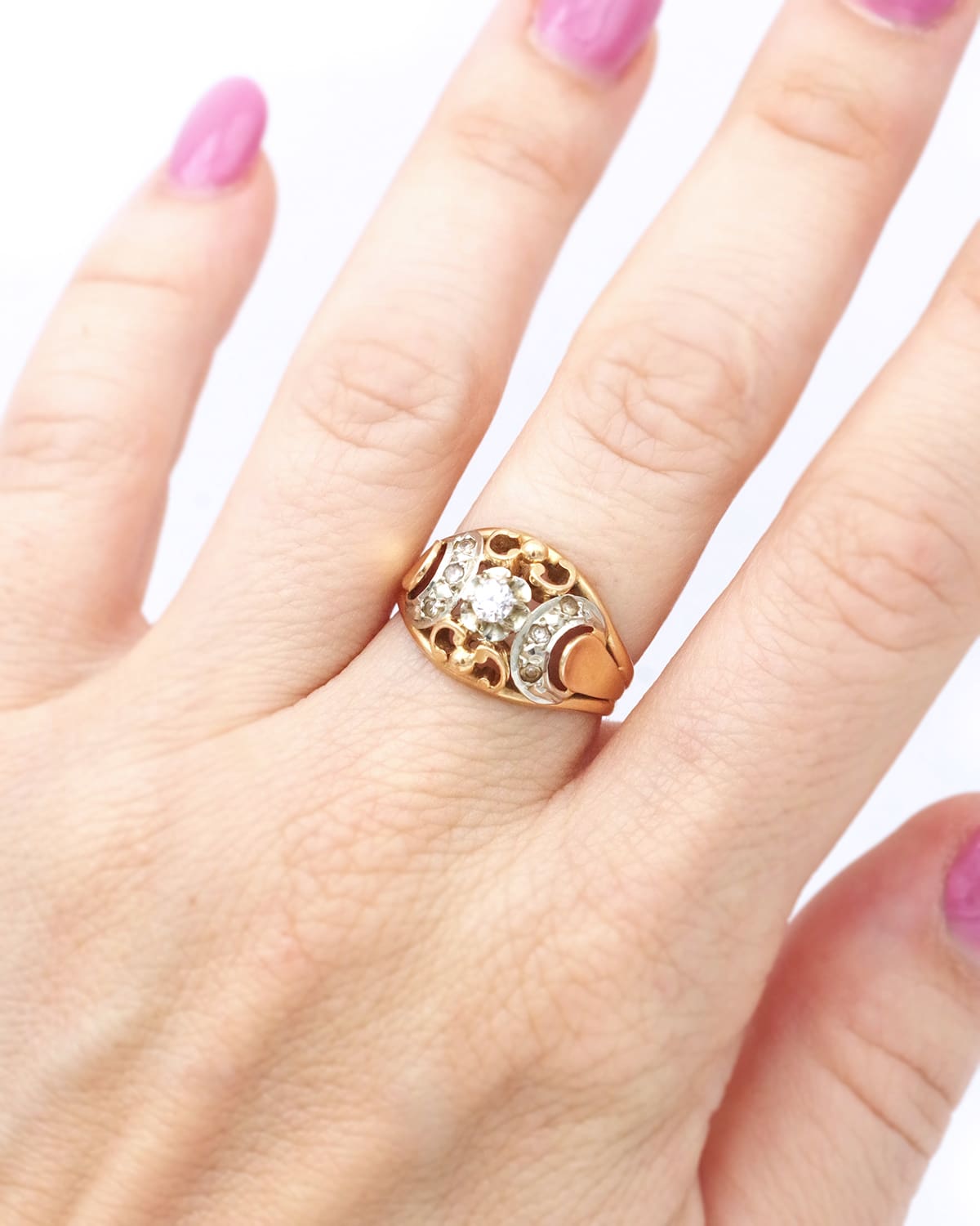Mid century imitation ring