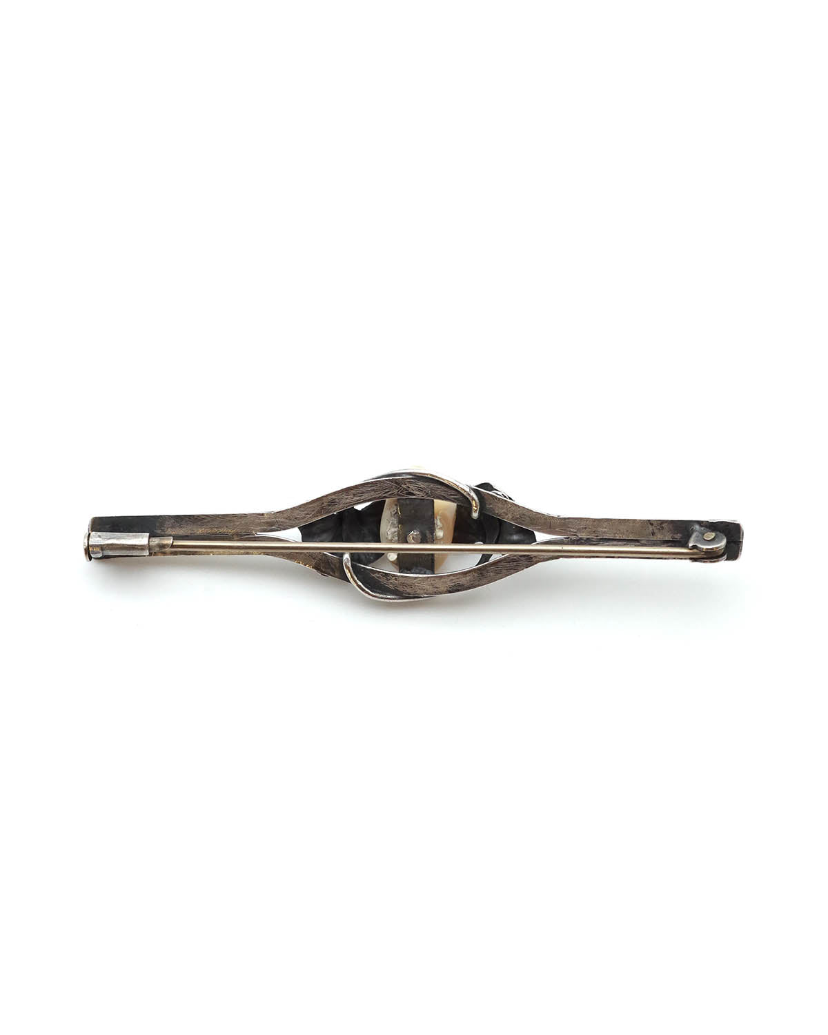 Art nouveau pearl brooch