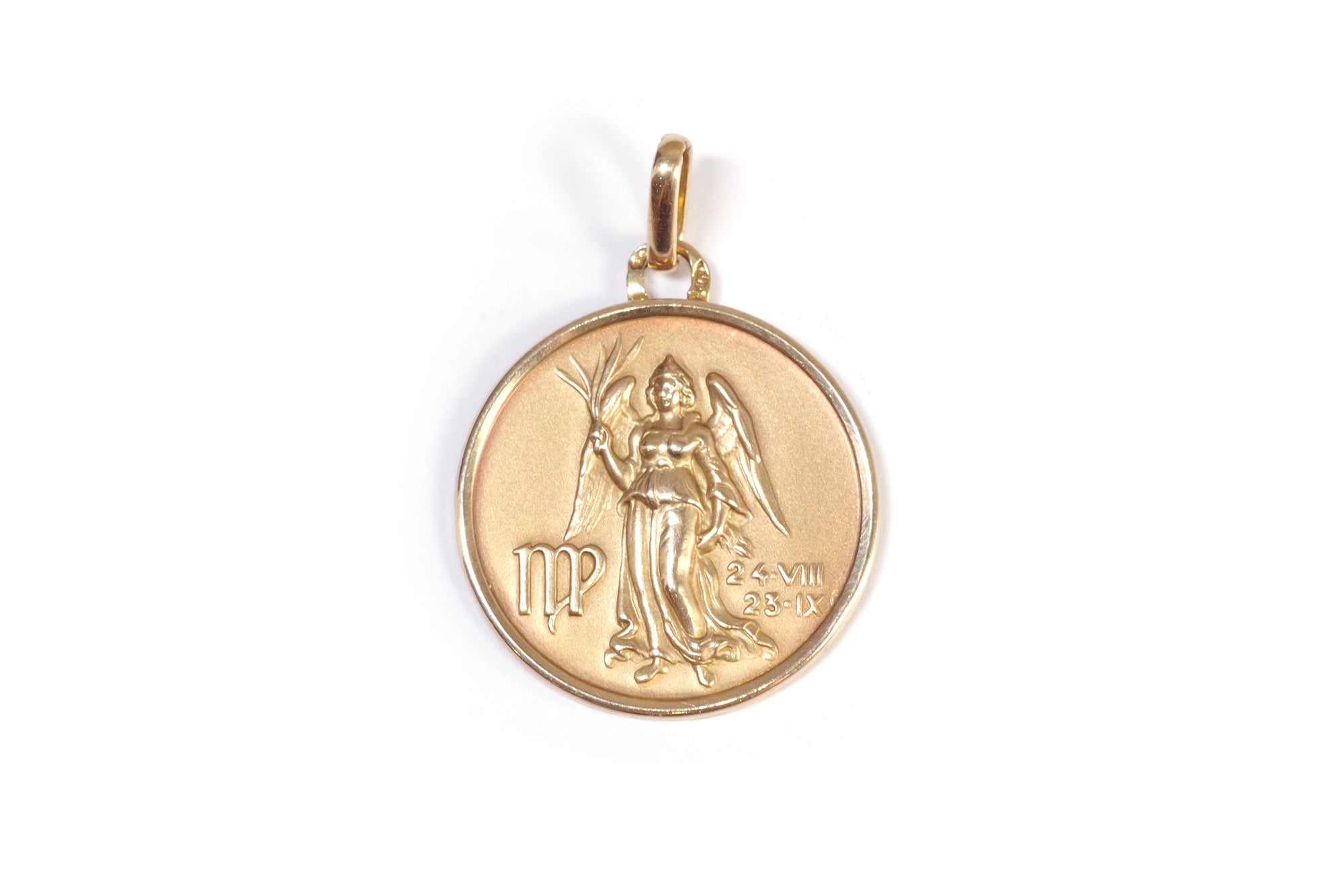 Charles Perroud Virgo medal pendant