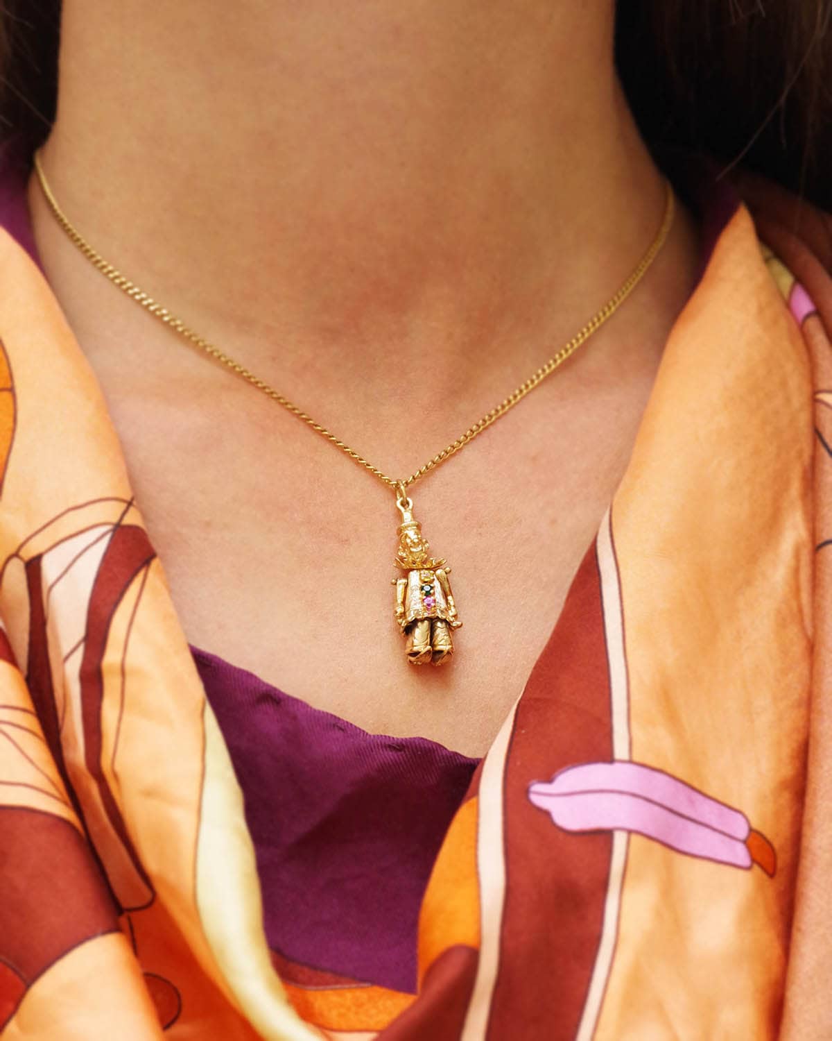 Pendentif pantin articulé
