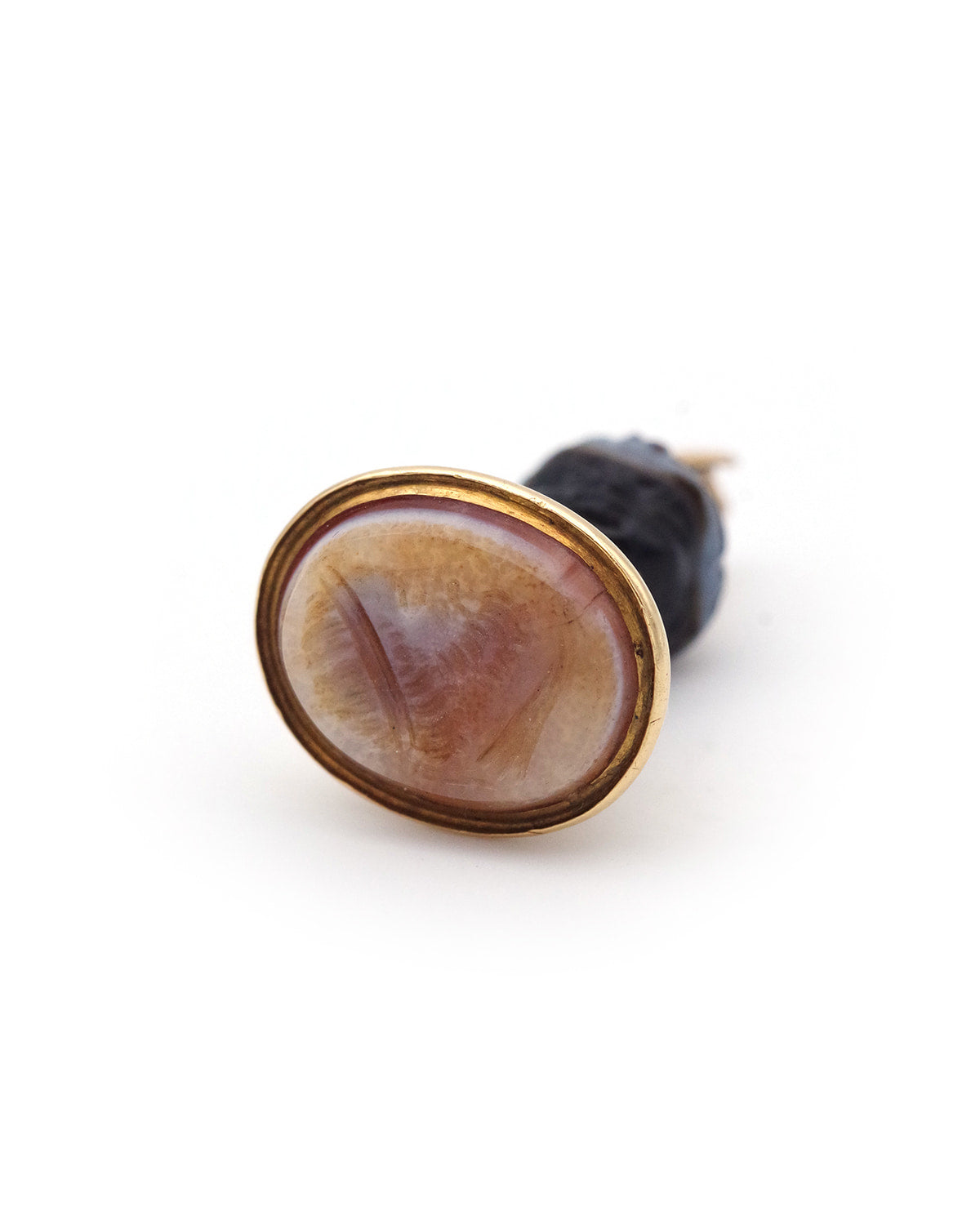 Pendentif cachet intaille en or 