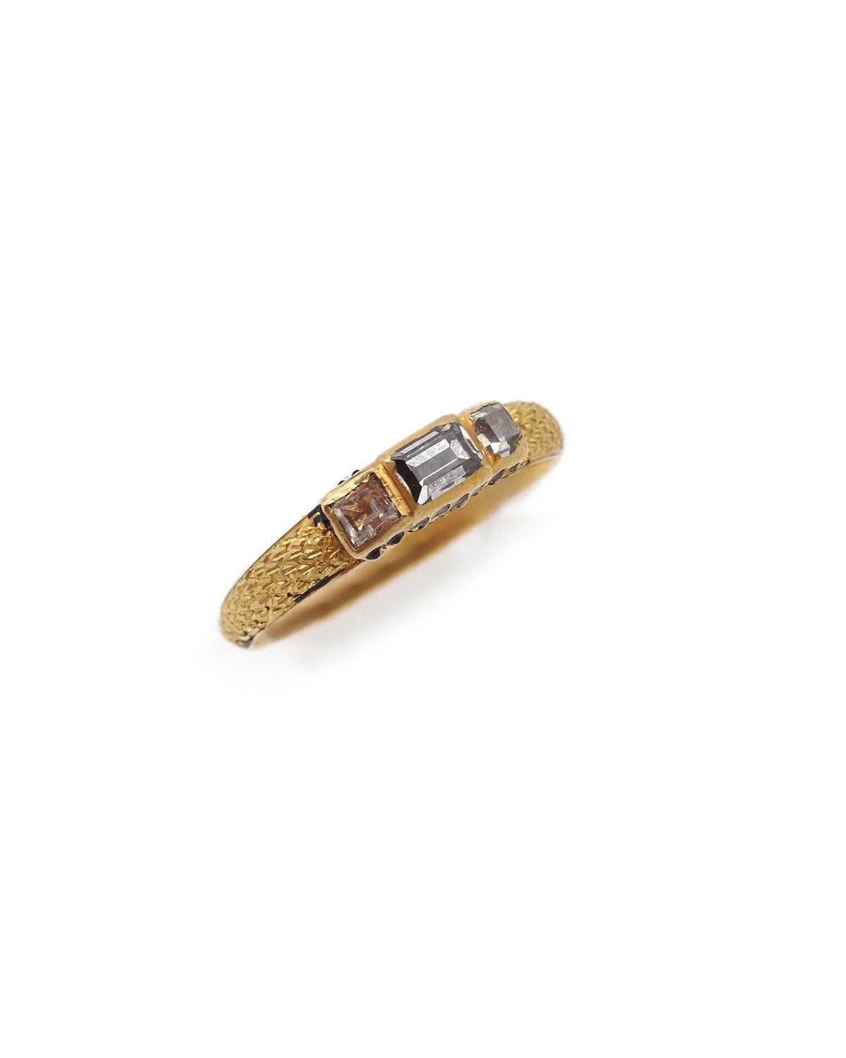 Bague diamants renaissance en or