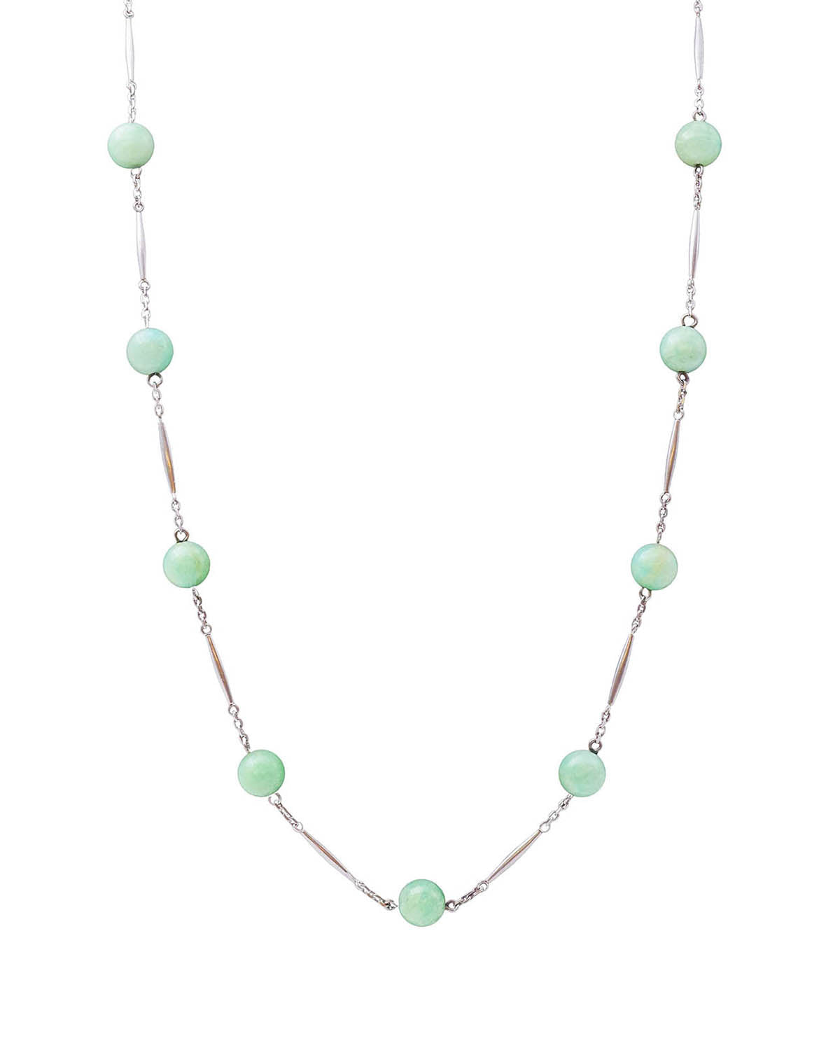 Collier perles d'amazonite