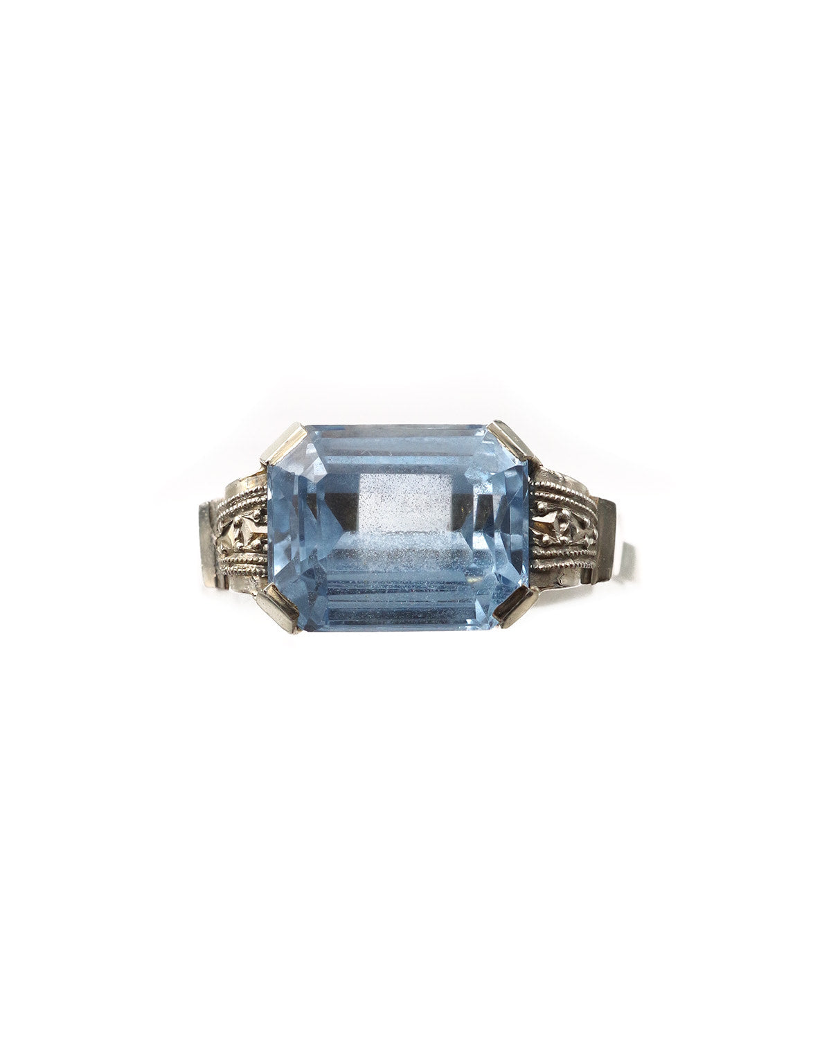 Bague Art Deco spinelle