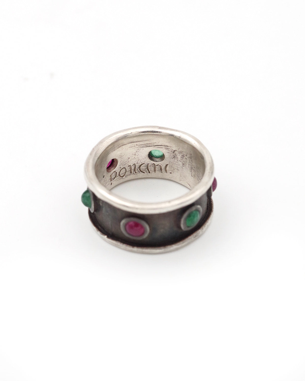 Poncini silver ring 