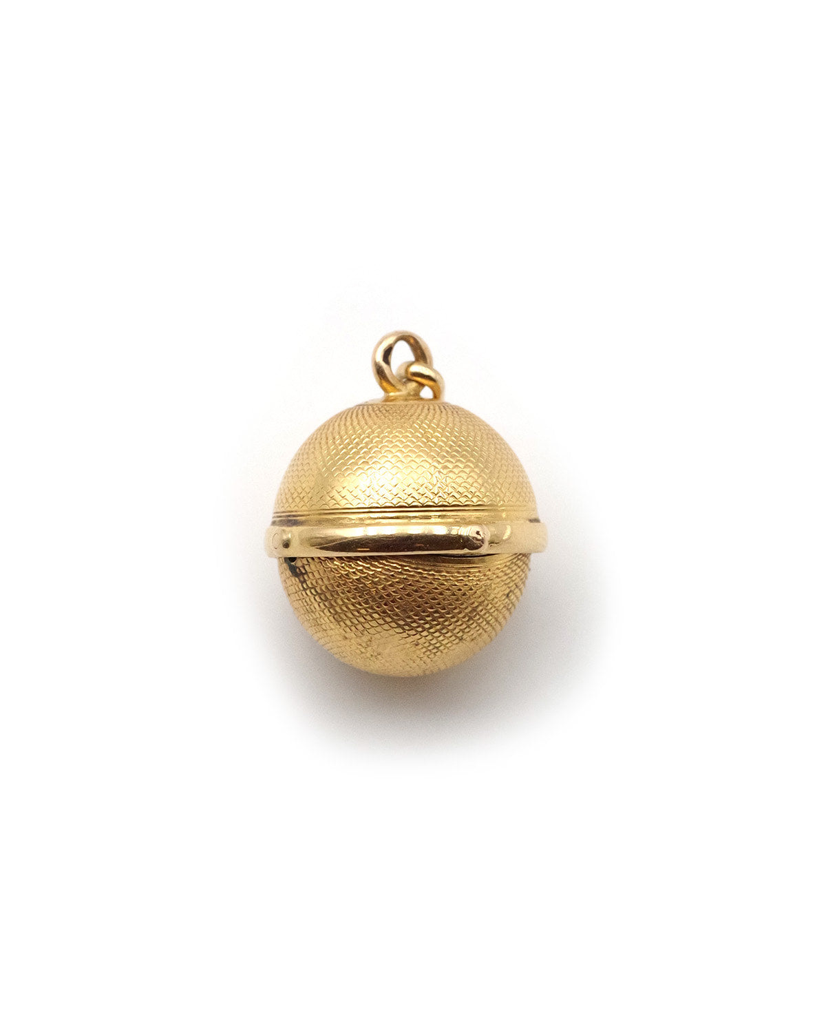 Antique compass gold pendant