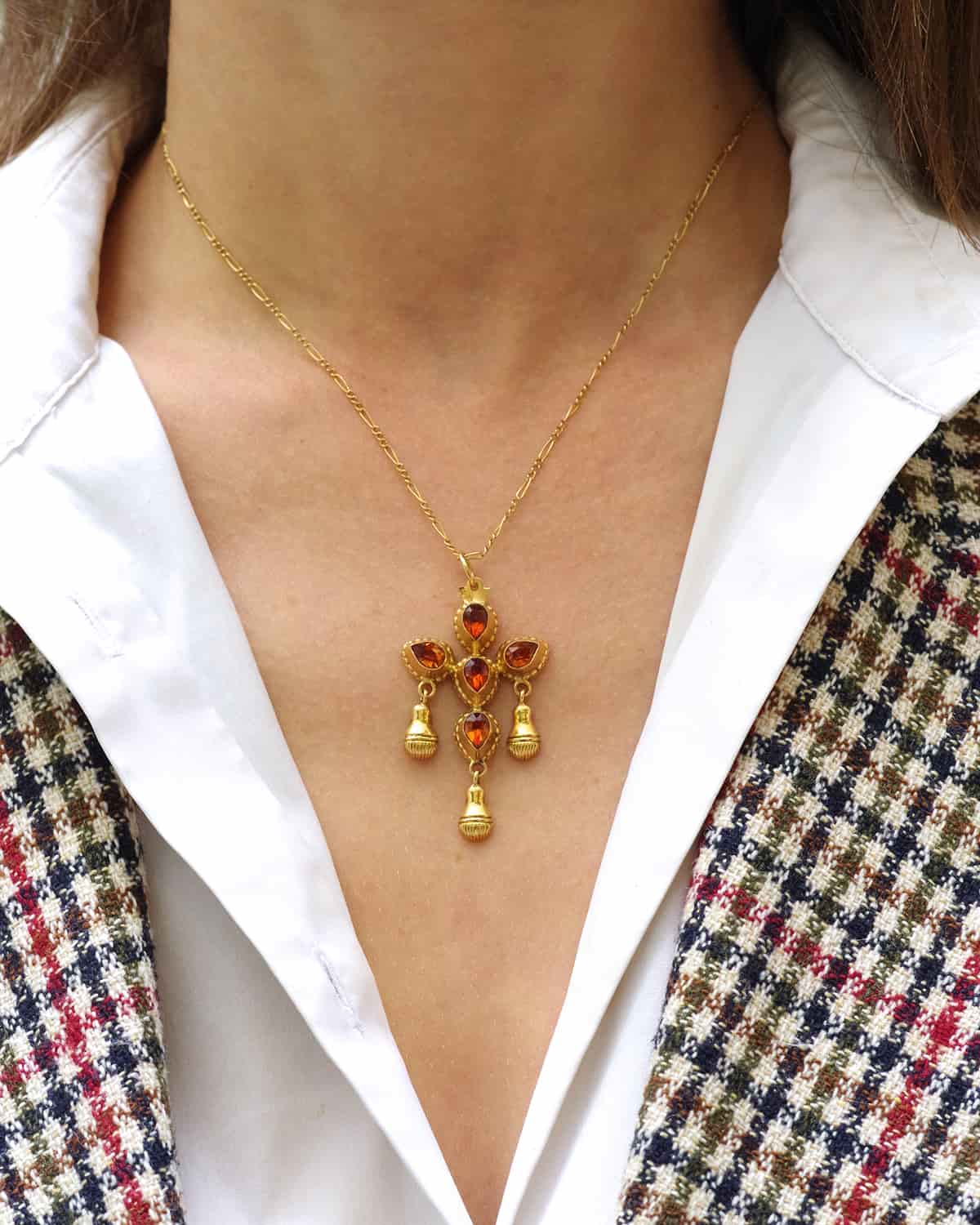 Victorian Saint esprit pendant