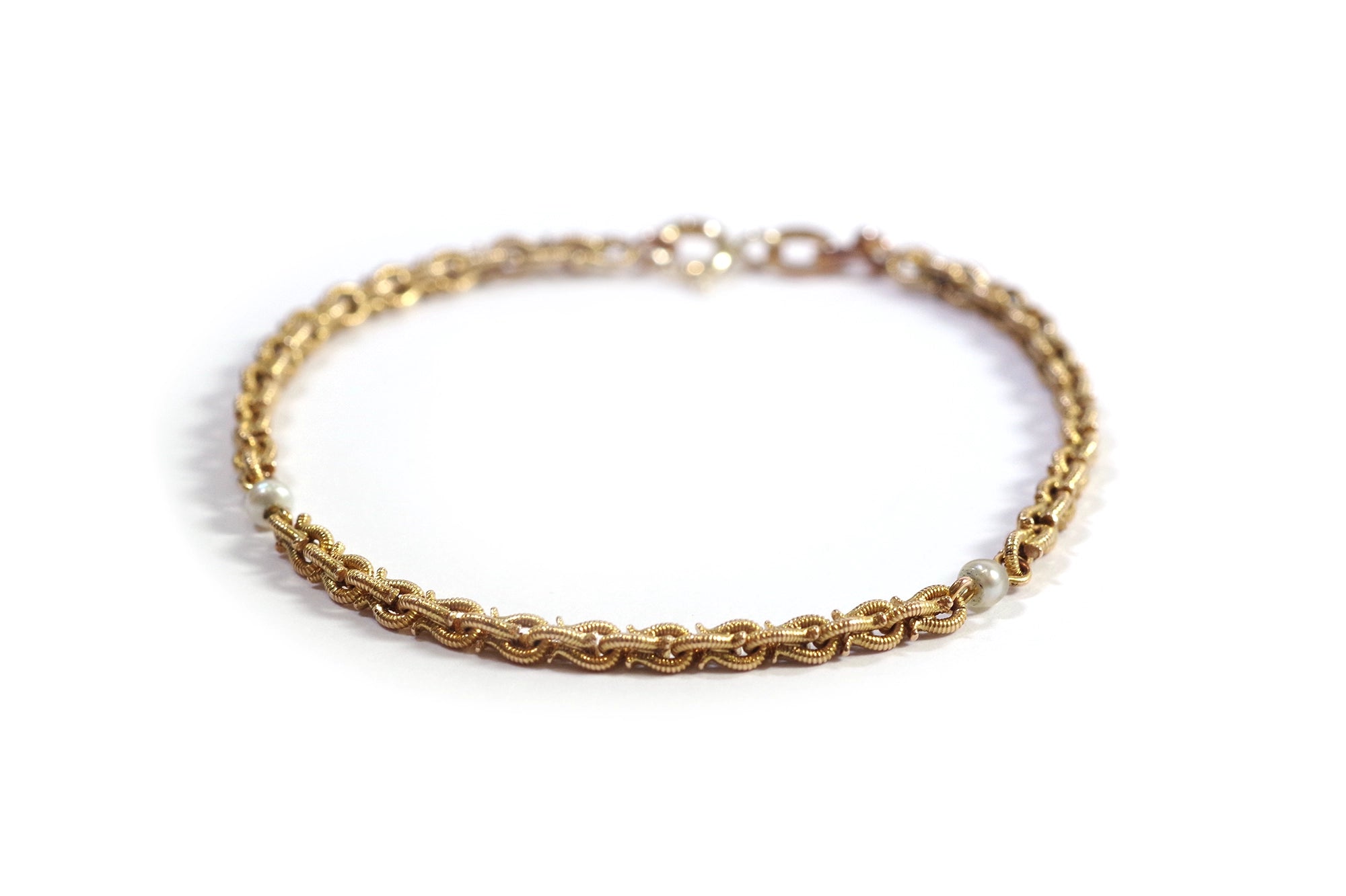 Gold chain 18k gold bracelet