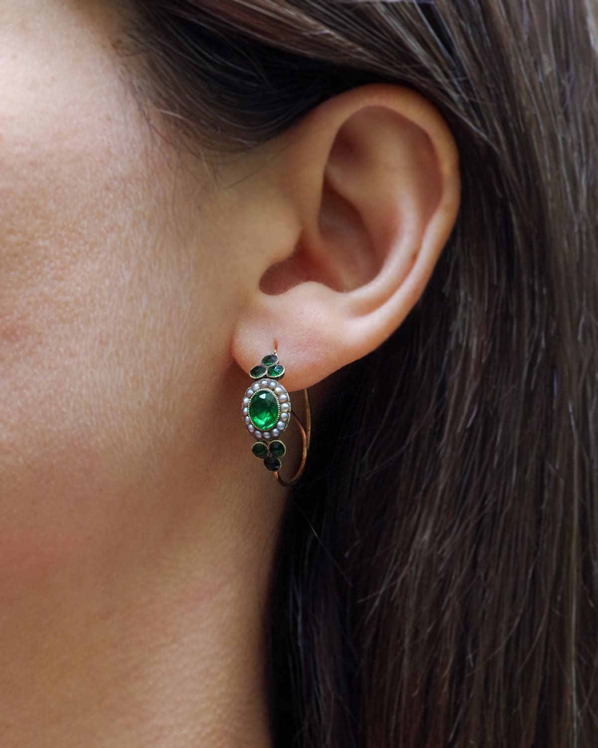 boucles oreille poissardes perles fines