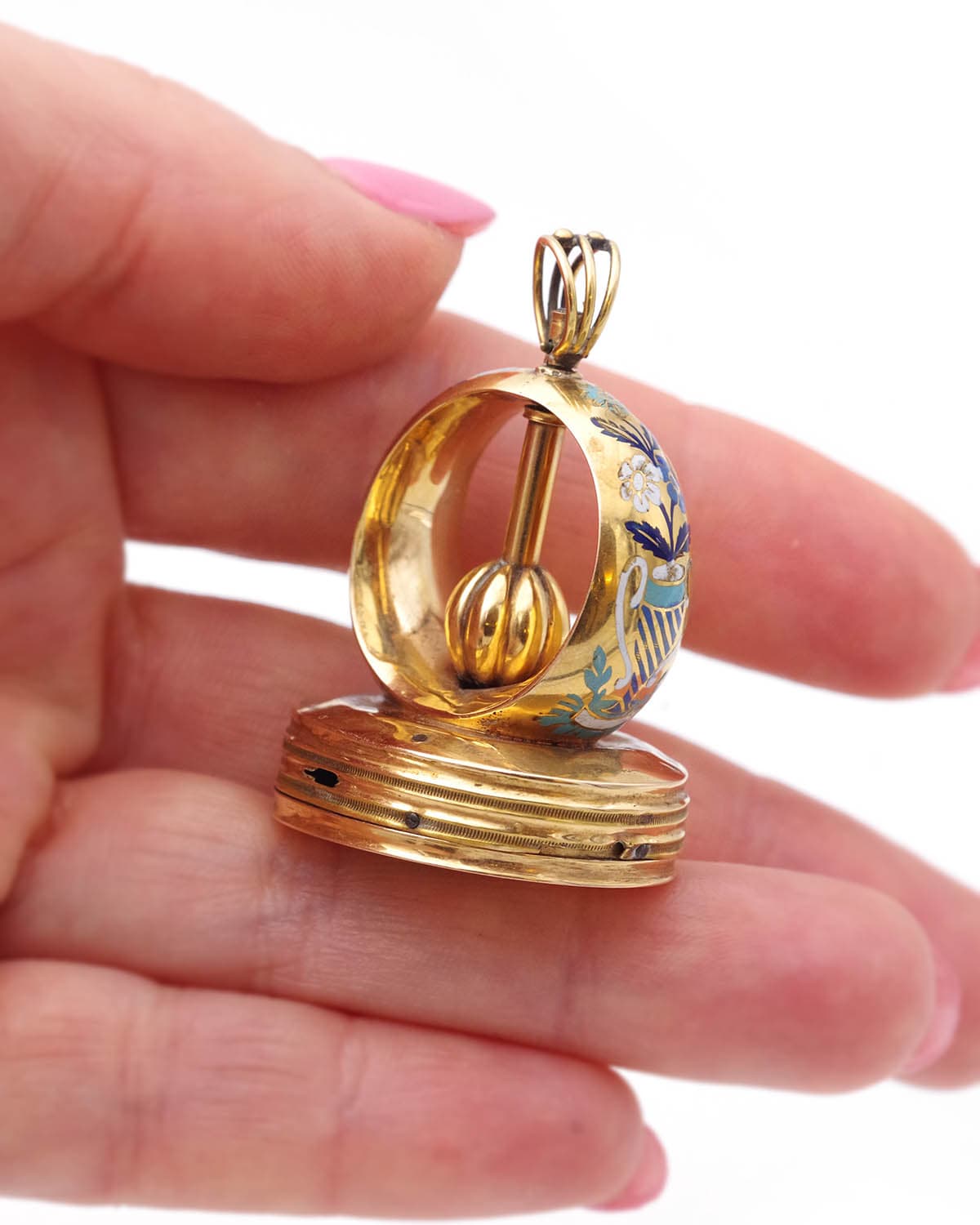 Victorian swiss fob pendant