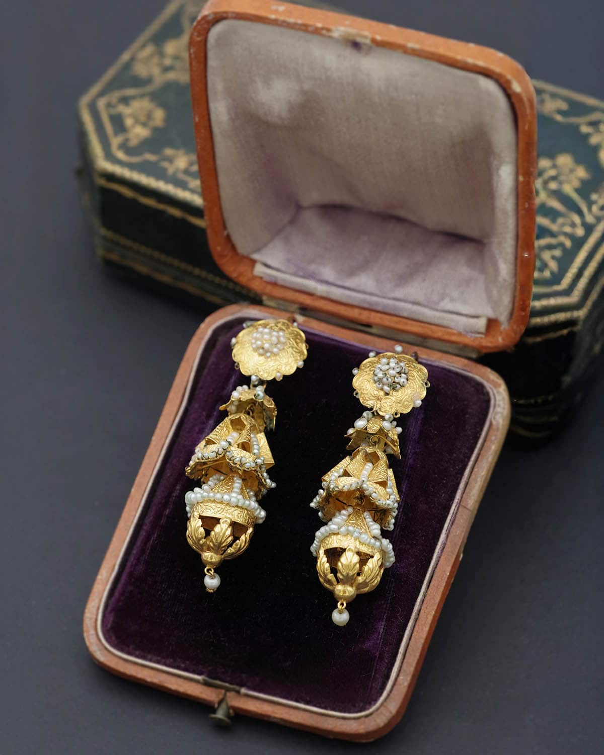 Victorian antique earrings
