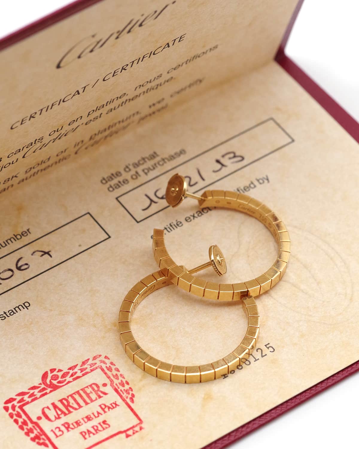 Modele Laniere cartier earrings