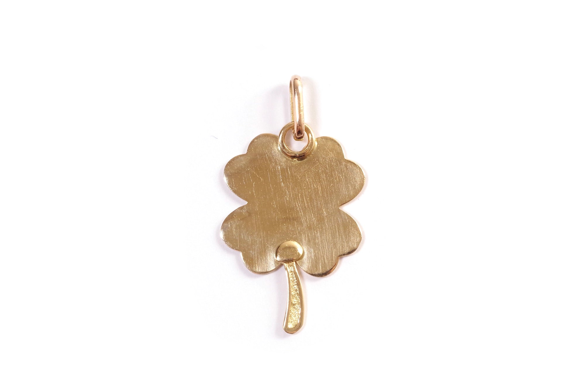 Gold clover love medal