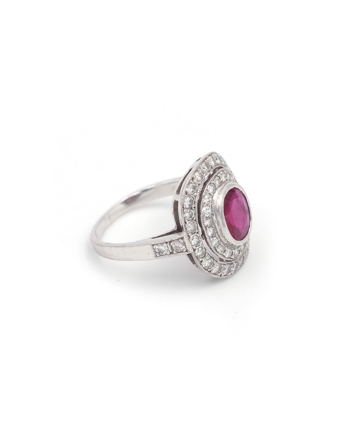 bague rubis et diamants