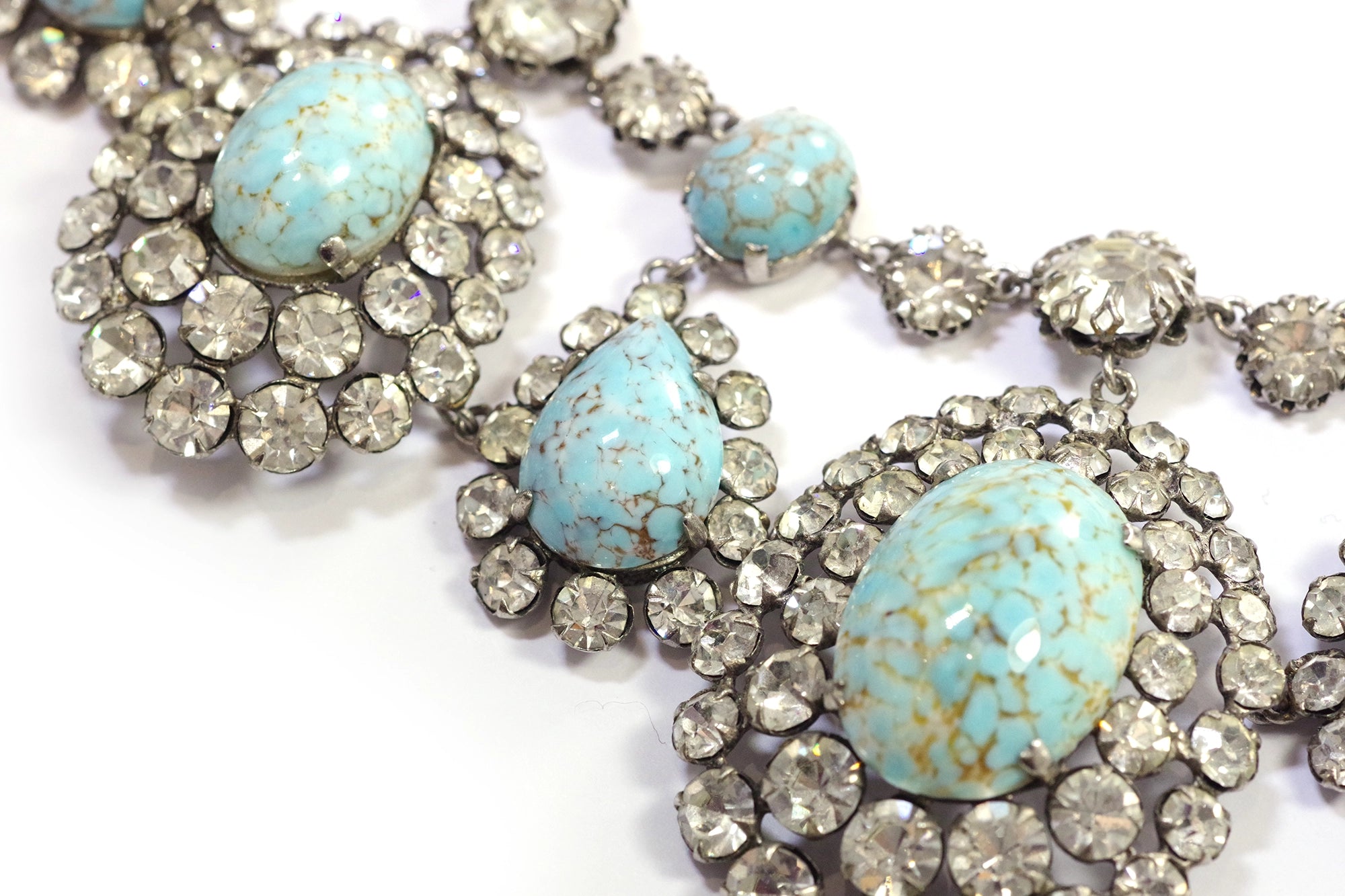 turquoise paste necklace