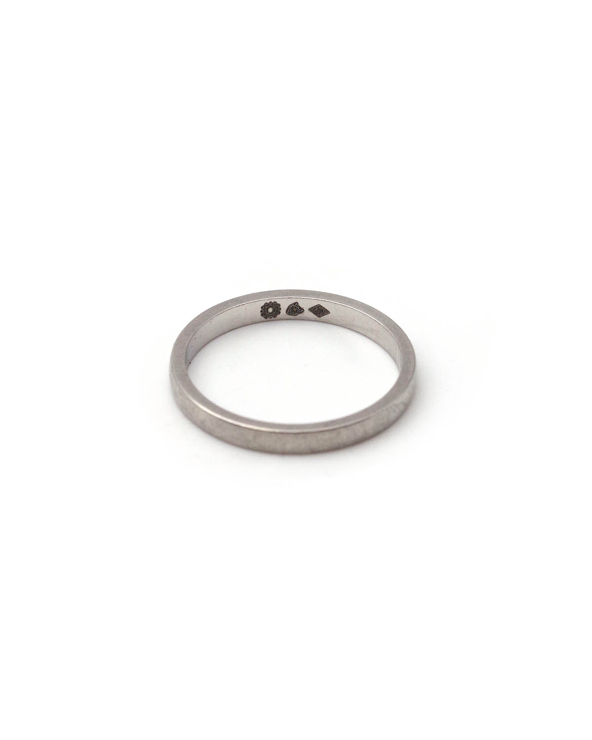 Vintage platinum band ring