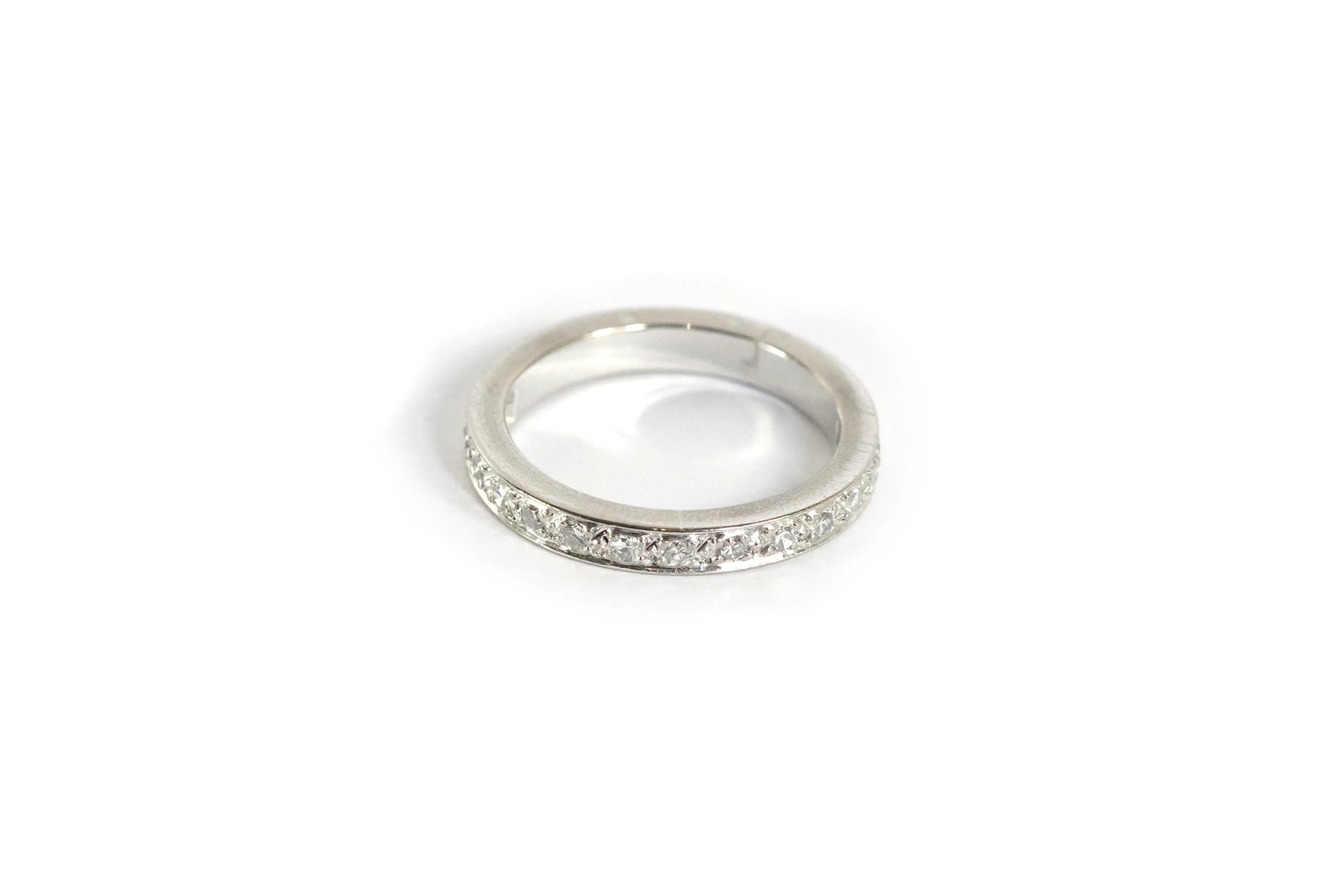 Art Deco half eternity ring