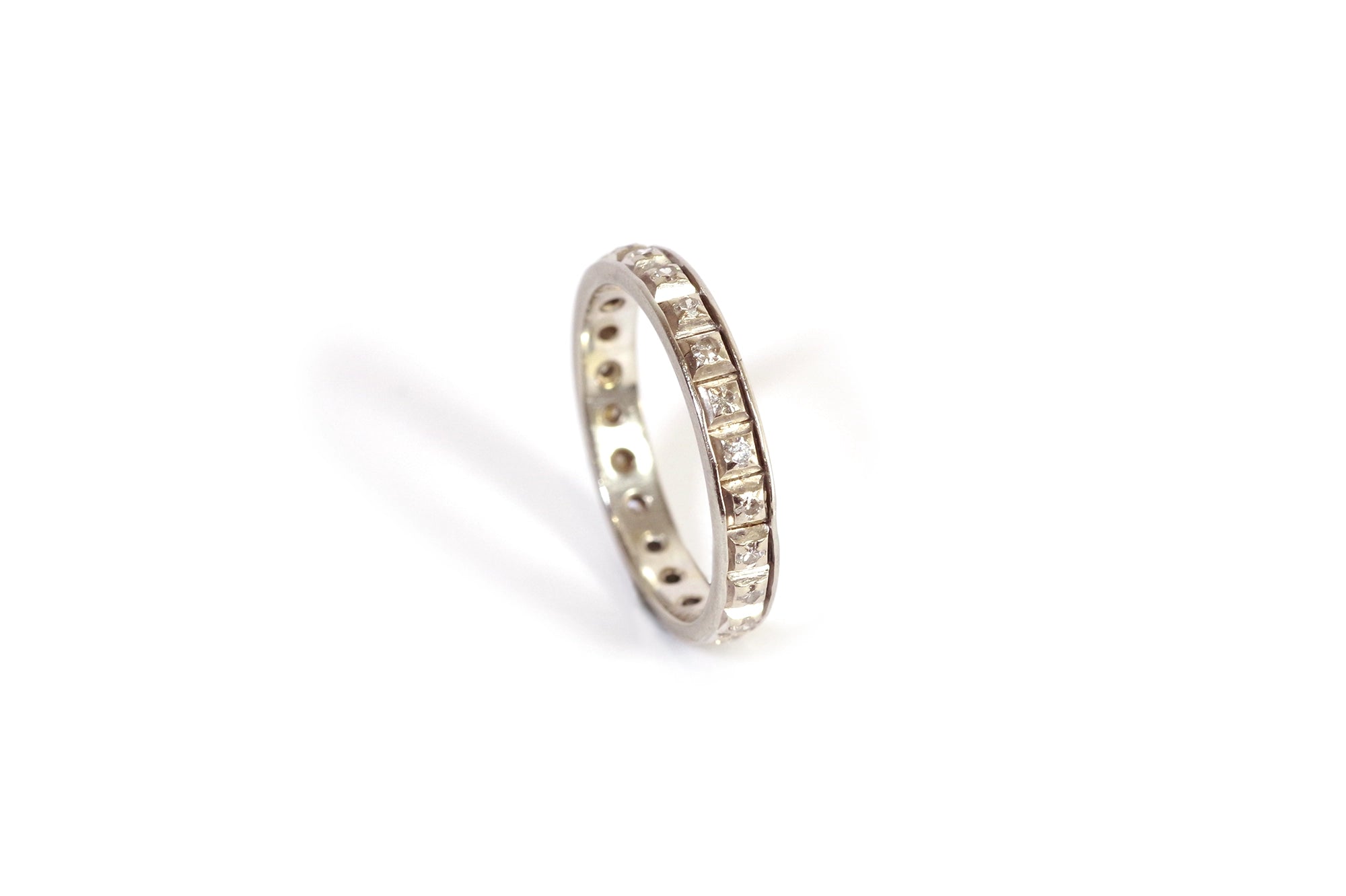 White gold eternity ring